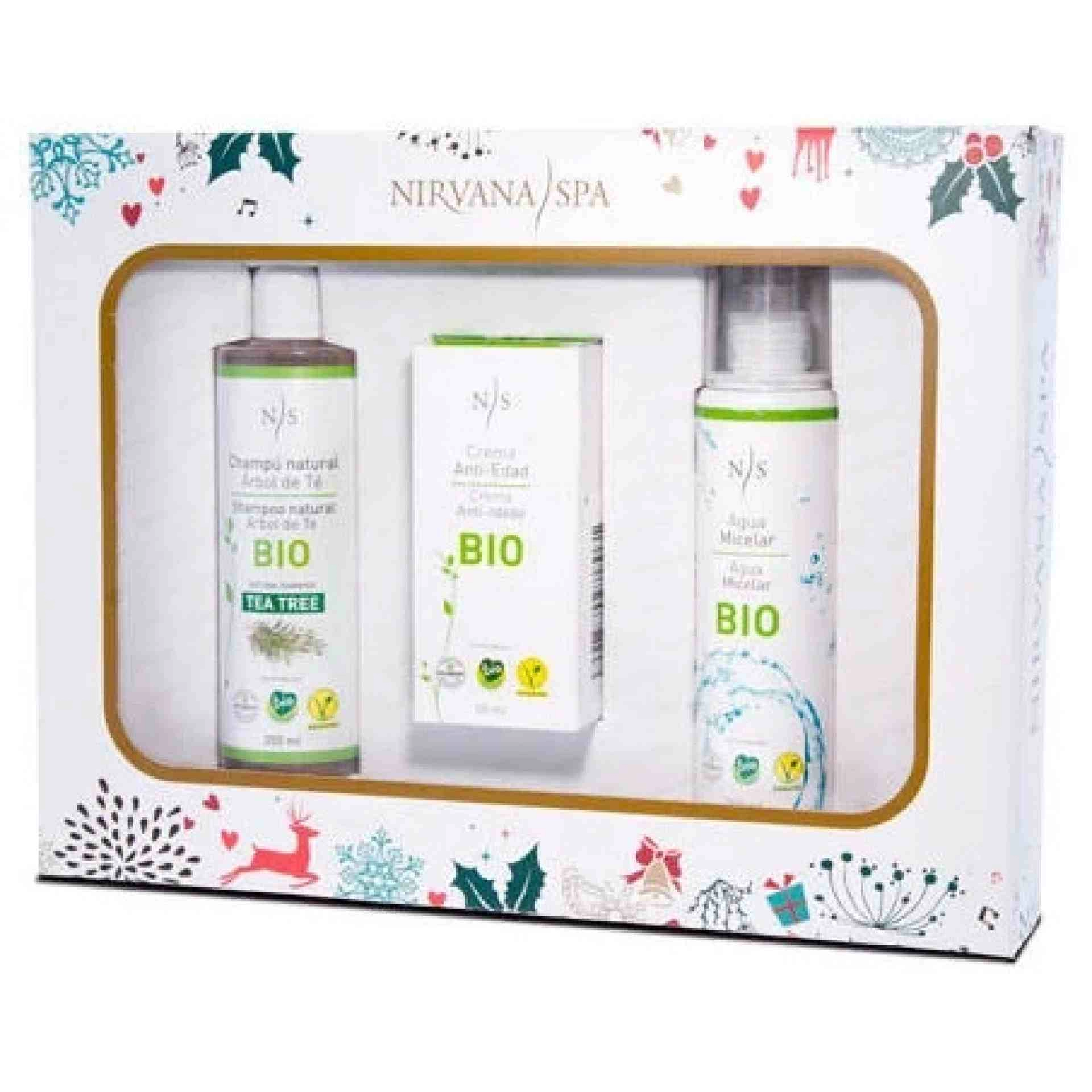 Pack Basic Bio | Champú 250ml, Crema 50ml y Agua Micelar 200ml - Nirvana Spa ®