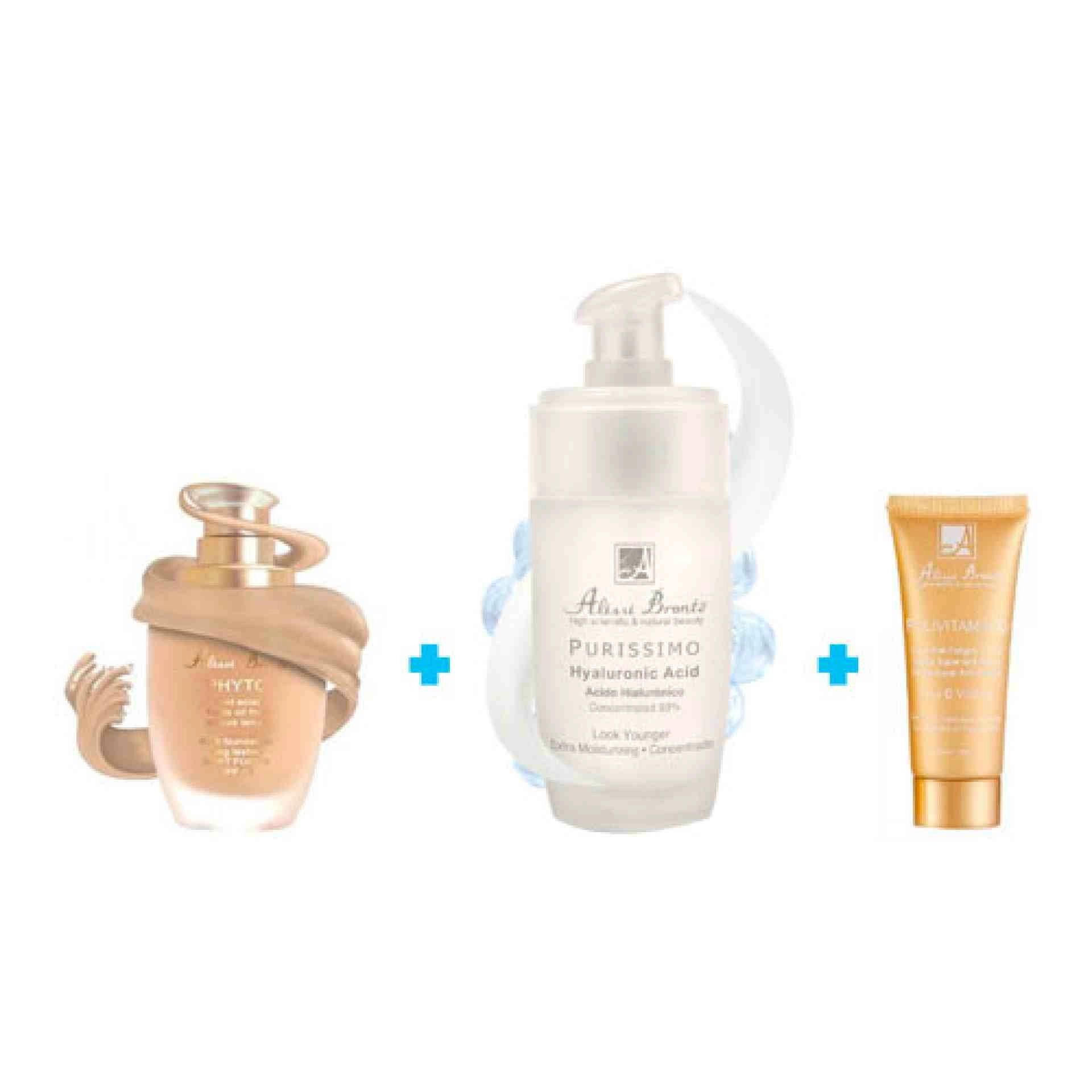 Pack Belleza Extrema: Maquillaje Phyto 30ml + Purissimo Hyaluronic Acid 50ml Alissi Brontë®