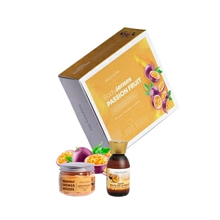 Pack BodySenses Passion Fruit | Pasion Fruit Shower Mousse 200 ml + Aceite de Fruta de la Pasión 125 ml - Nirvana Spa ®