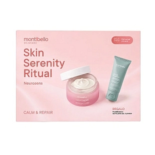 Pack Calm & Repair | Anti-age Sensitive Cream 50 ml + Revitalising Gel Cleanser 20 ml - Neurosens - Montibello ®