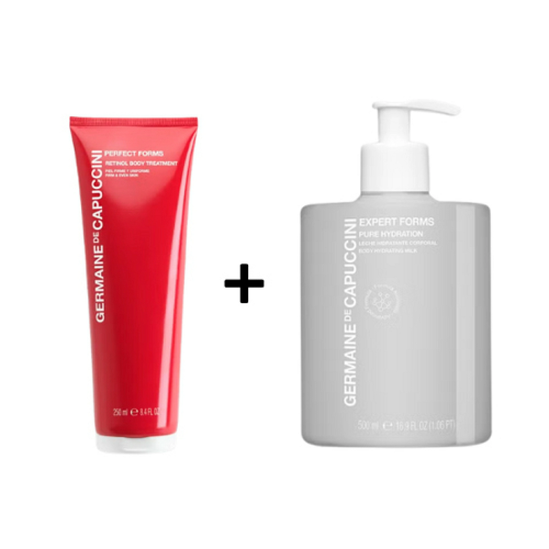 Pack Expert Forms | Body Retinol 250ml + Pure Hydration 500ml - Germaine de Capuccini ®
