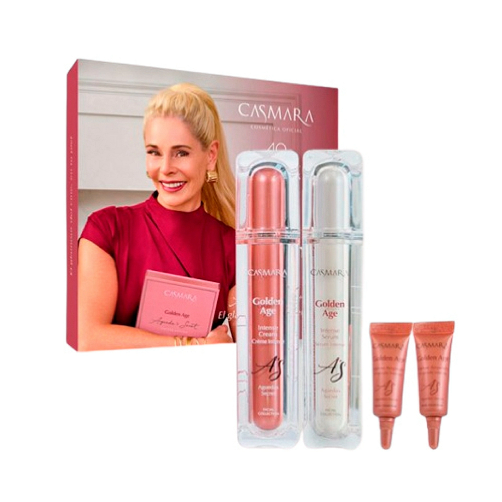 Pack Golden Age | Intense Serum Golden Age 50ml + Intense Cream Golden Age 50ml + Intense Ampoule 2x4ml - Casmara ®