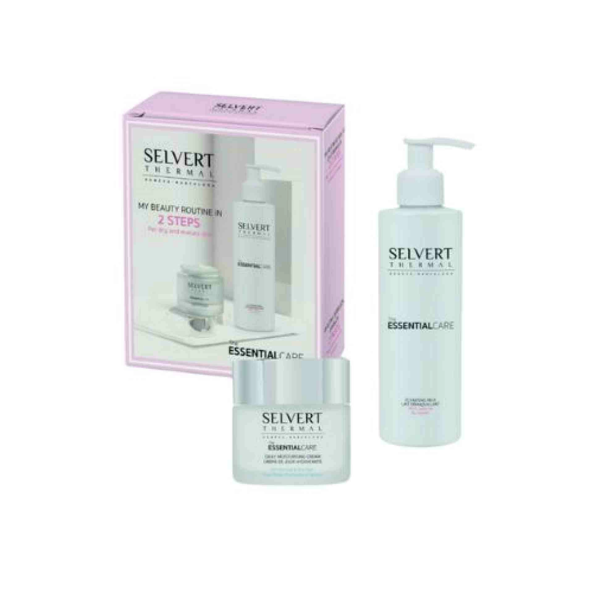 Pack My Beauty Rutine In 2 Steps - Rutina belleza en 2 pasos - Piel seca - The Essential Care - Selvert Thermal ®