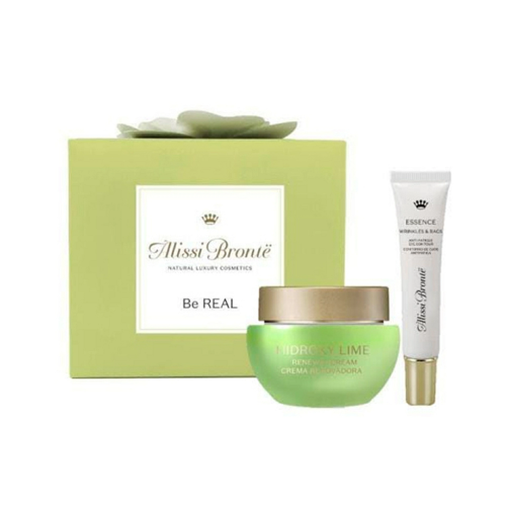 Pack Navidad Be Real | Crema Hidroxy Lime 50ml + Essence Eye Contour 15ml - Alissi Brontë ®