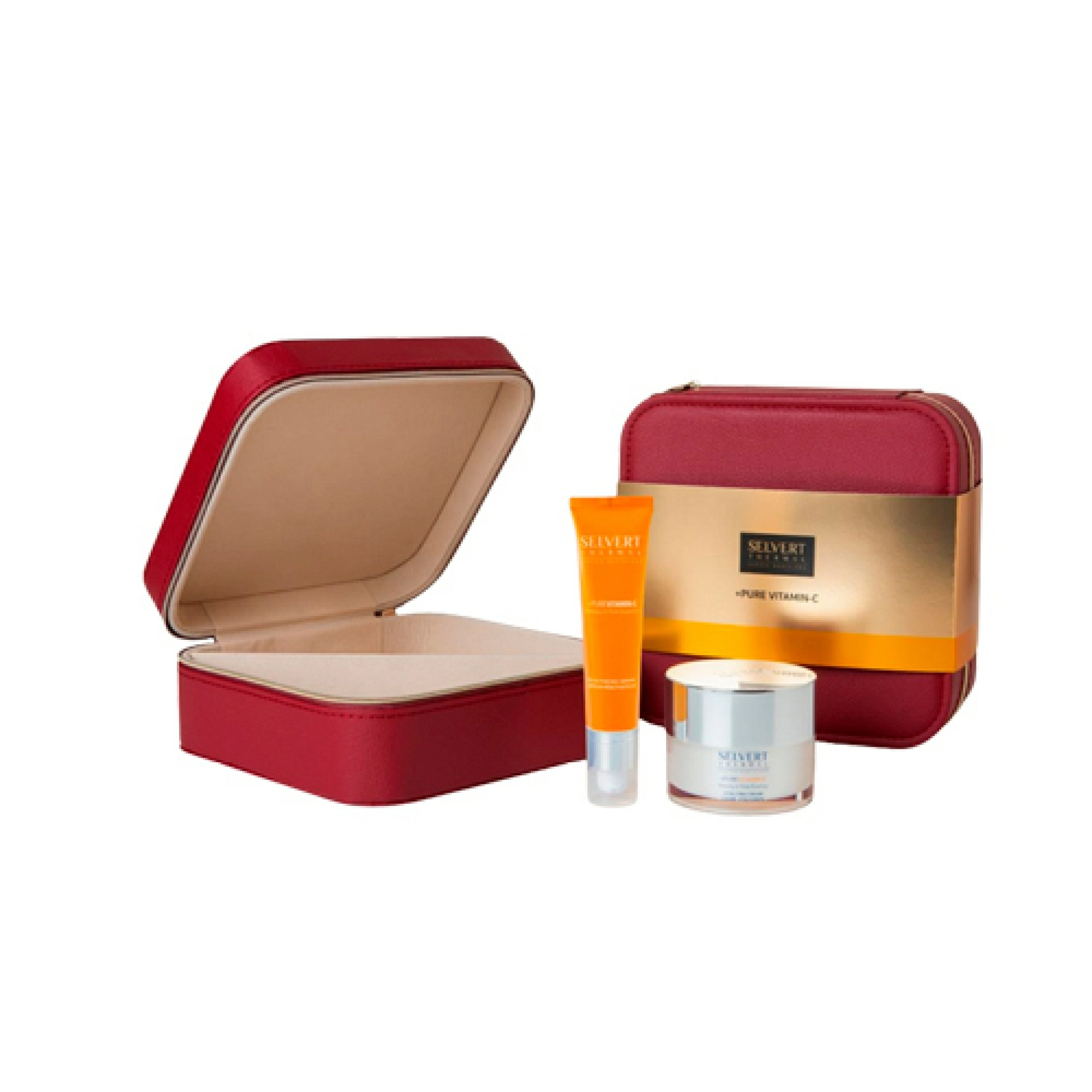 Pack Navidad + Pure Vitamin C 2025: Vitalizing Cream 50ml + Reactivating Serum 30ml - Selvert Thermal ®