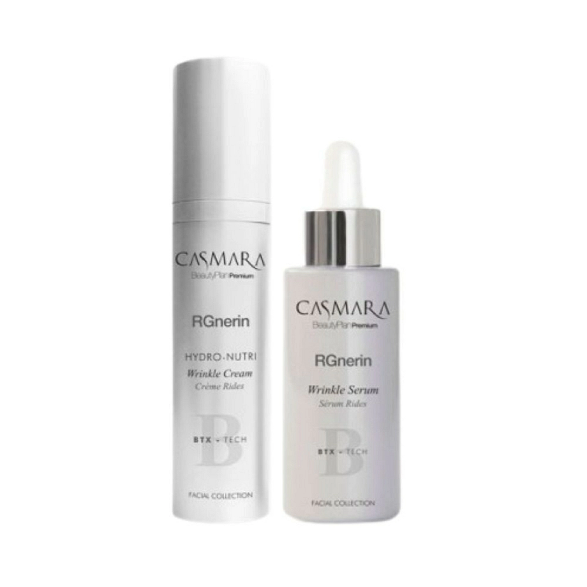 Pack Navidad Regenerador 2025 | RGnerin Hydro-Nutri Wrinkle Cream 50 ml + RGnerin Wrinkle Serum 50ml - Casmara ®