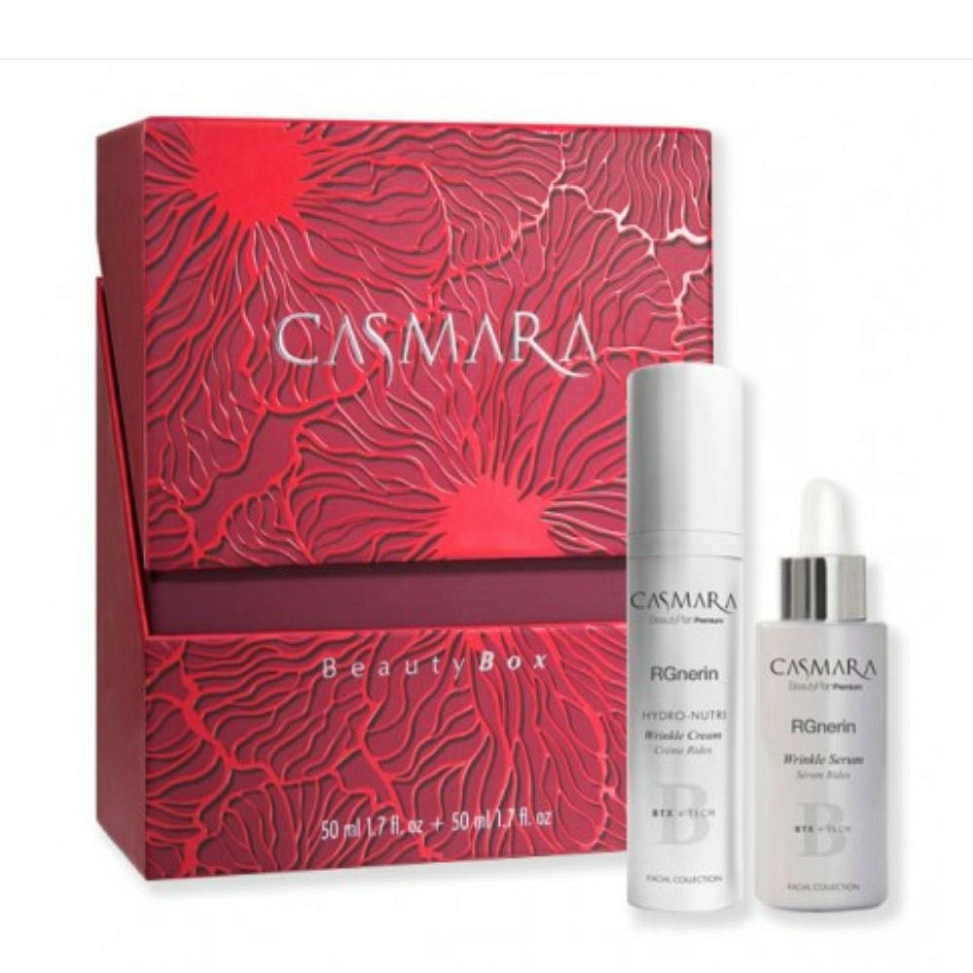 Pack Navidad Regenerador 2025 | RGnerin Hydro-Nutri Wrinkle Cream 50 ml + RGnerin Wrinkle Serum 50ml - Casmara ®