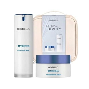 Pack Navidad Retiderma 2025 | Retinoid Renewal Cream 50 ml + Retinol Night Serum 30ml + neceser de regalo - Montibello ®