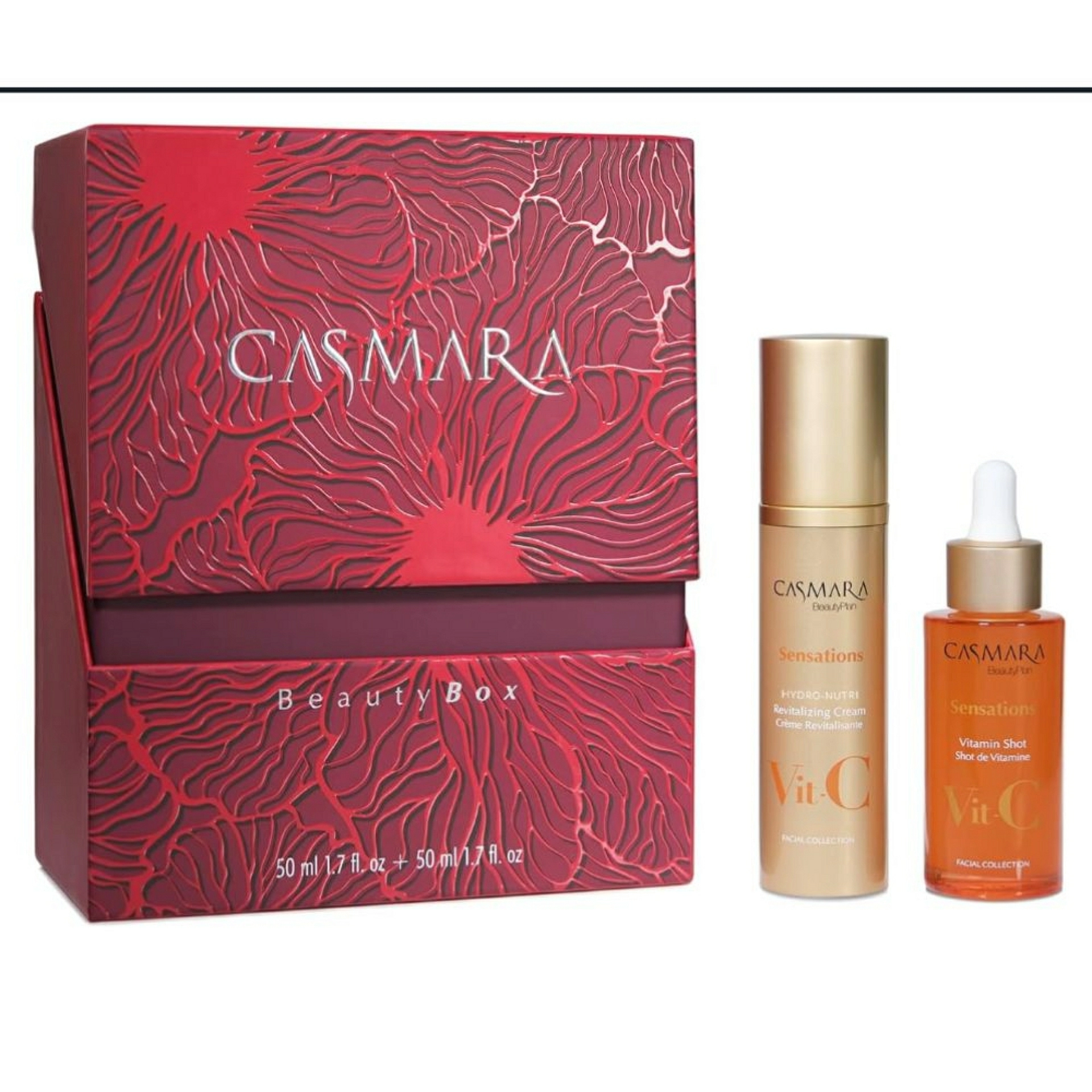 Pack Navidad Revitalizante 2025 | Vitamin Shot 50 ml + Revitalizing Cream 50 ml - Casmara ®