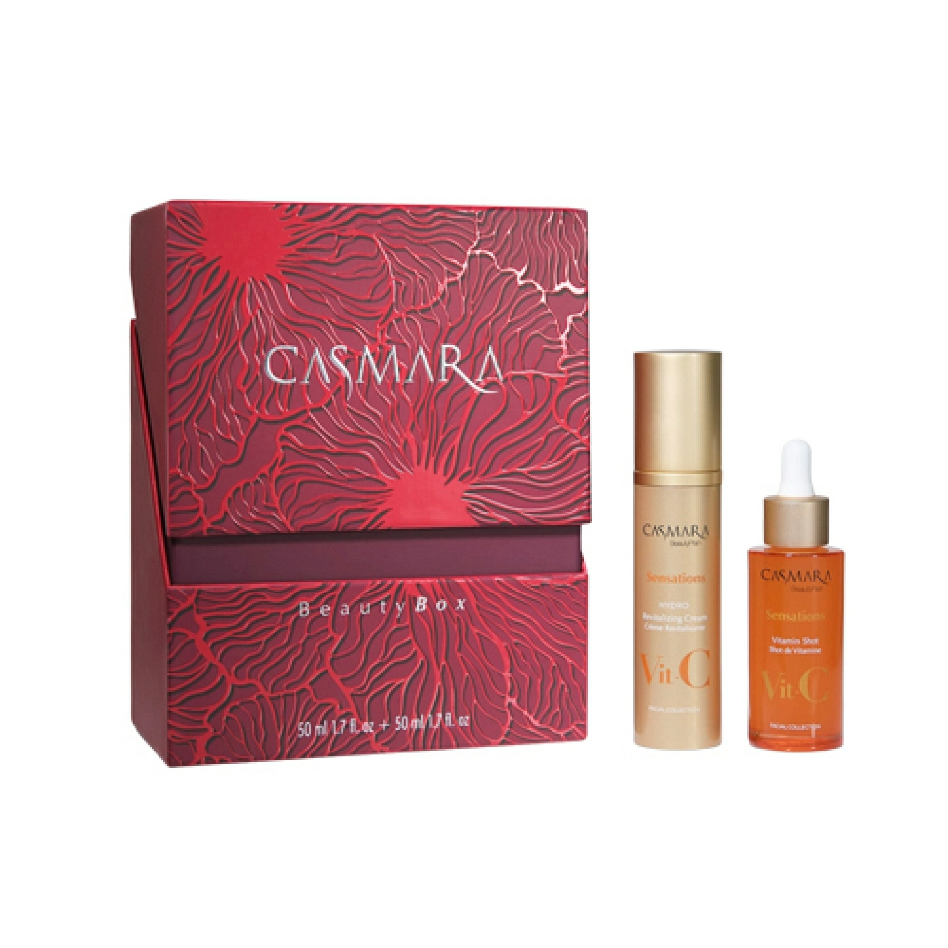 Pack Navidad Revitalizante 2025 | Vitamin Shot 50 ml + Revitalizing Cream 50 ml - Casmara ®