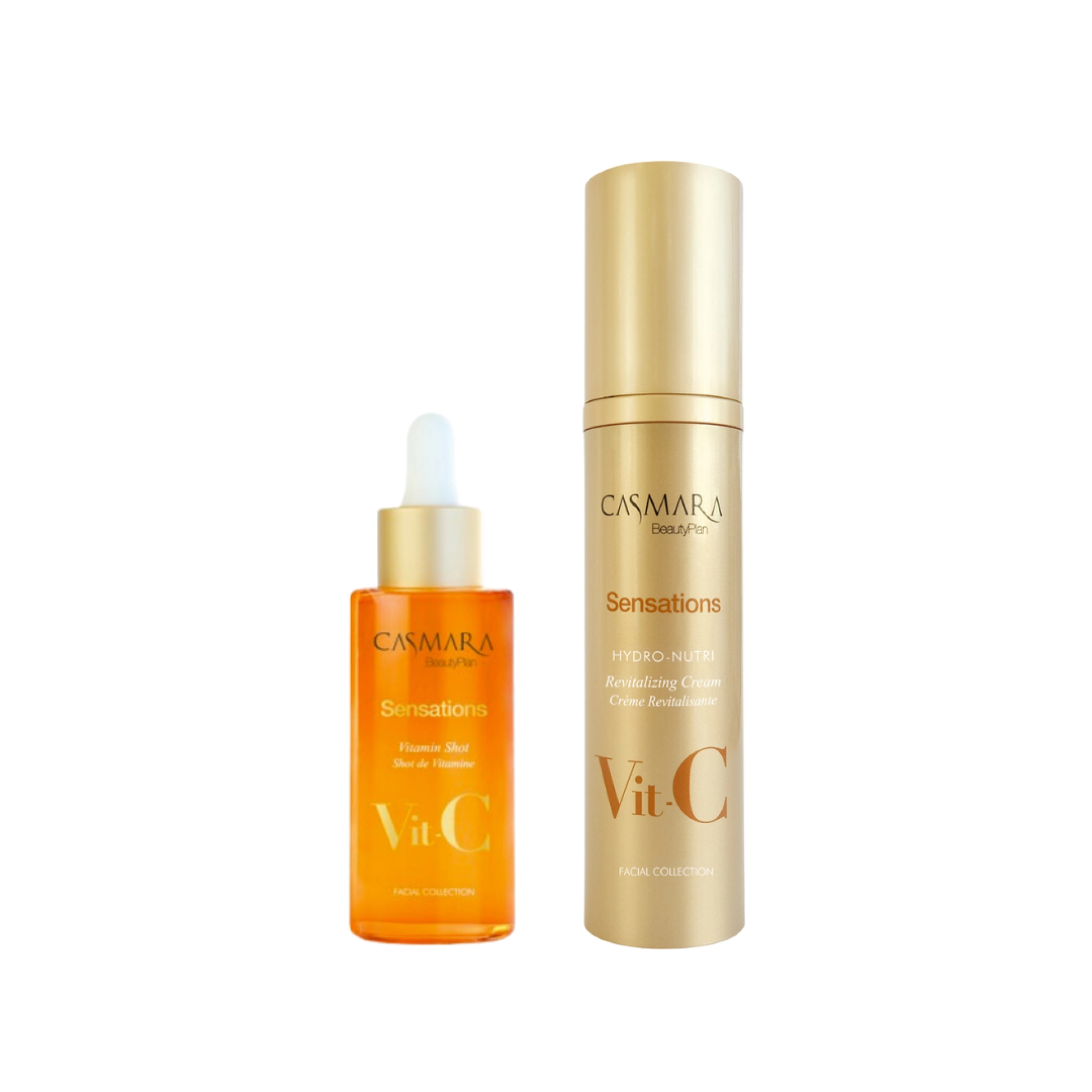 Pack Navidad Revitalizante | Vitamin Shot 50 ml + Hydro Nutri Revitalizing Cream 50 ml - Casmara ®