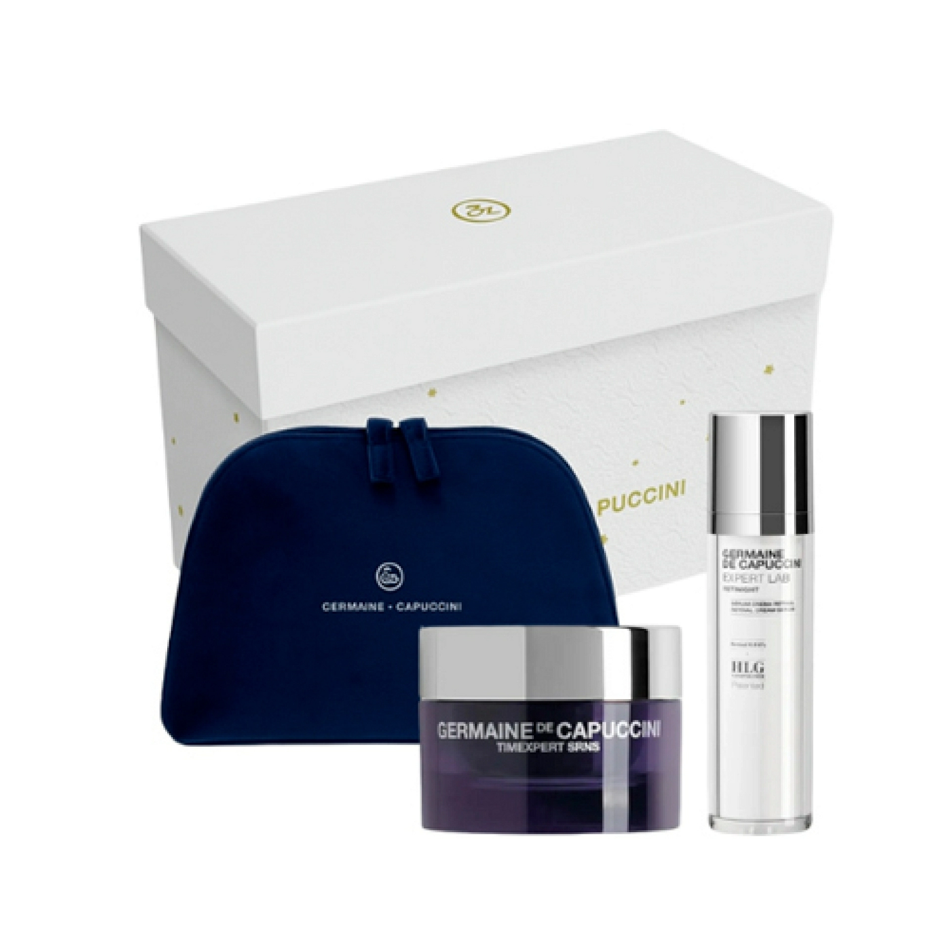 Pack Navidad Timexpert SRNS: Crema Recuperadora Intensiva 50ml + Sérum Crema Retinal 50ml + neceser de regalo - Germaine de Capuccini ®