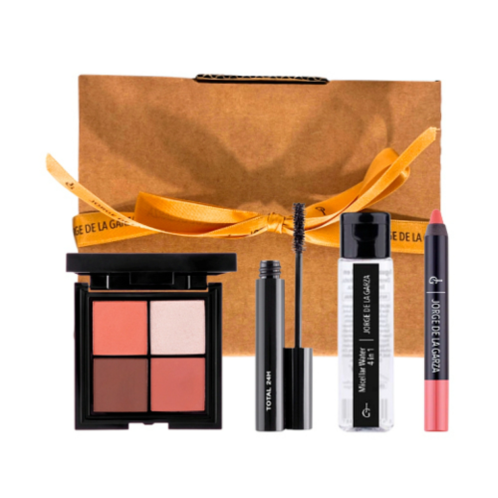 Pack Pantone Mocha | Paleta Dream + Máscara de Pestañas 24h + Agua Micelar 30ml + Lip Velvet (a elegir color) - Jorge de la Garza ®