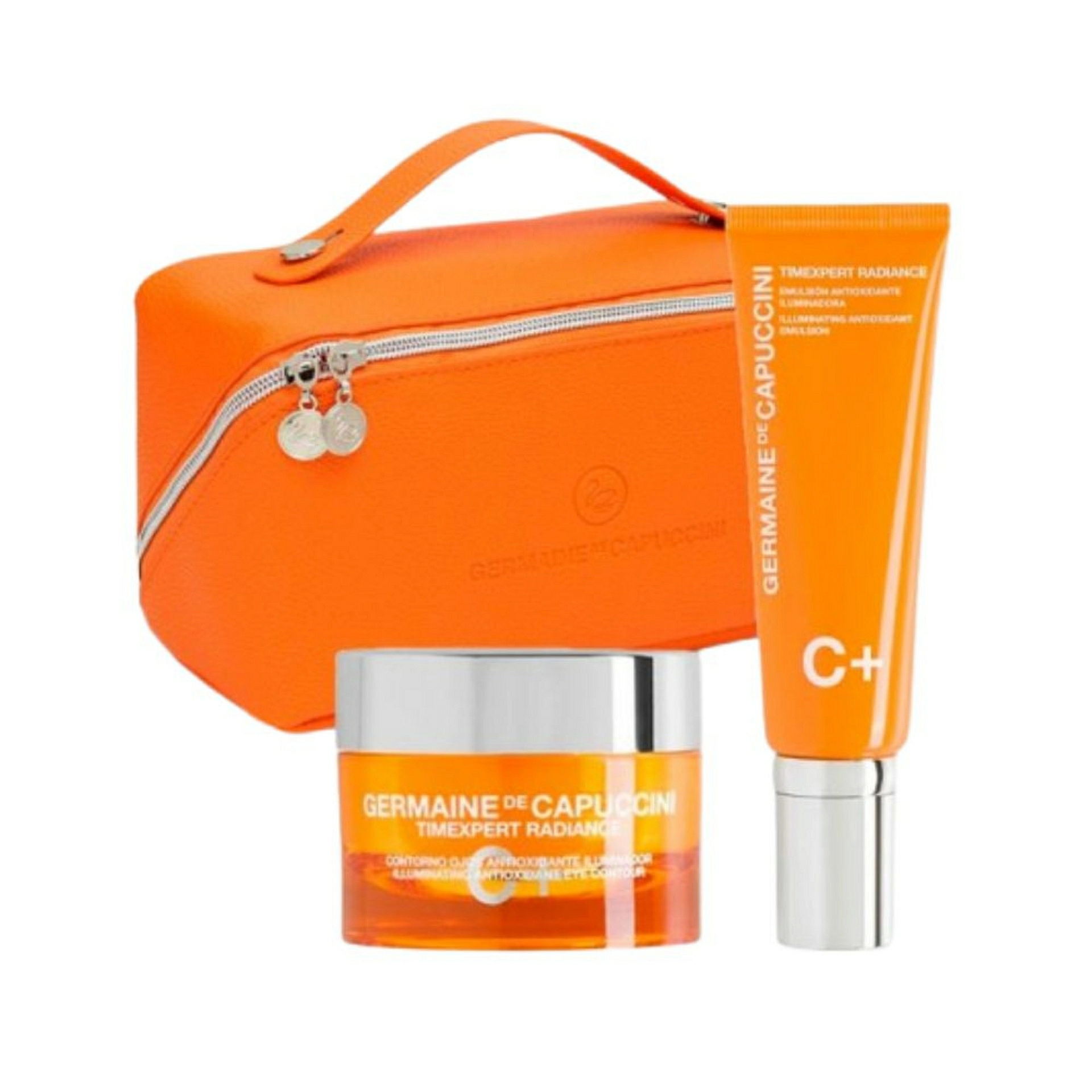 Pack Primavera Crema o Emulsión 50ml + Contorno de Ojos 15ml | Antioxidante e Iluminador - Línea Timexpert Radiance C+ de Germaine de Capuccini ®