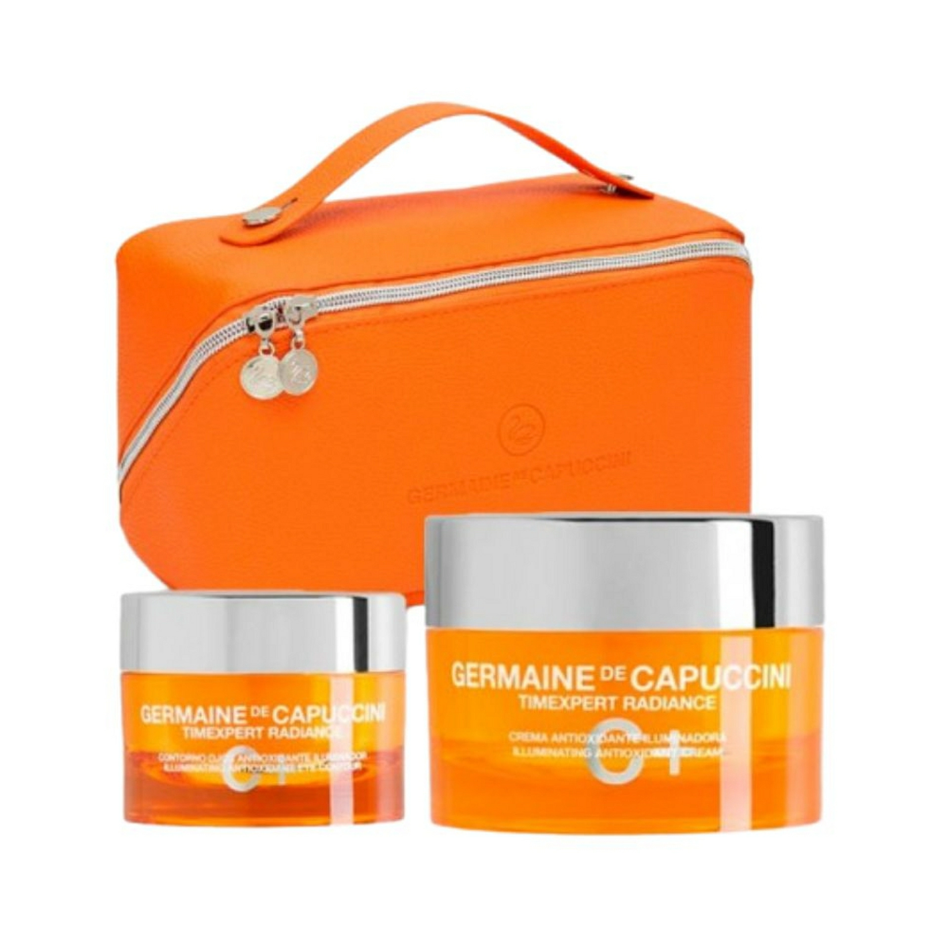 Pack Primavera Crema o Emulsión 50ml + Contorno de Ojos 15ml | Antioxidante e Iluminador - Línea Timexpert Radiance C+ de Germaine de Capuccini ®