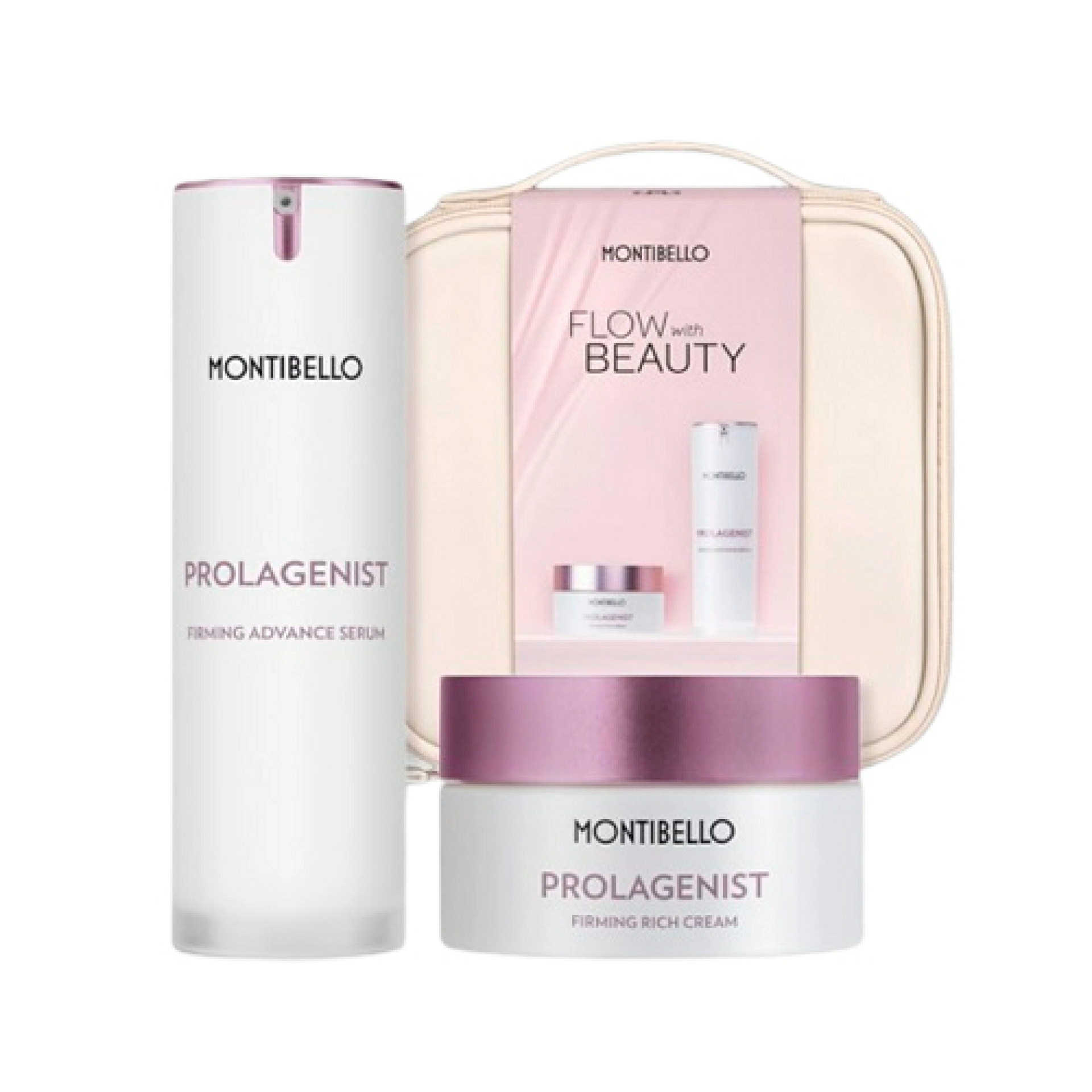 Pack Prolagenist | Firming Rich Cream o Firming Gel Cream 50 ml + Firming Advance Serum 30ml + neceser de regalo - Montibello ®