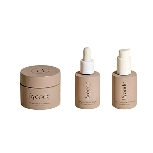 Pack Rutina Facial Piel Sensible-Rojeces | Metamorphosis of Narcissus 75ml + Hyaluronic & Okra Allegory 30ml + LIght Cream SPF 30 Harmony 30ml - Byoode ®