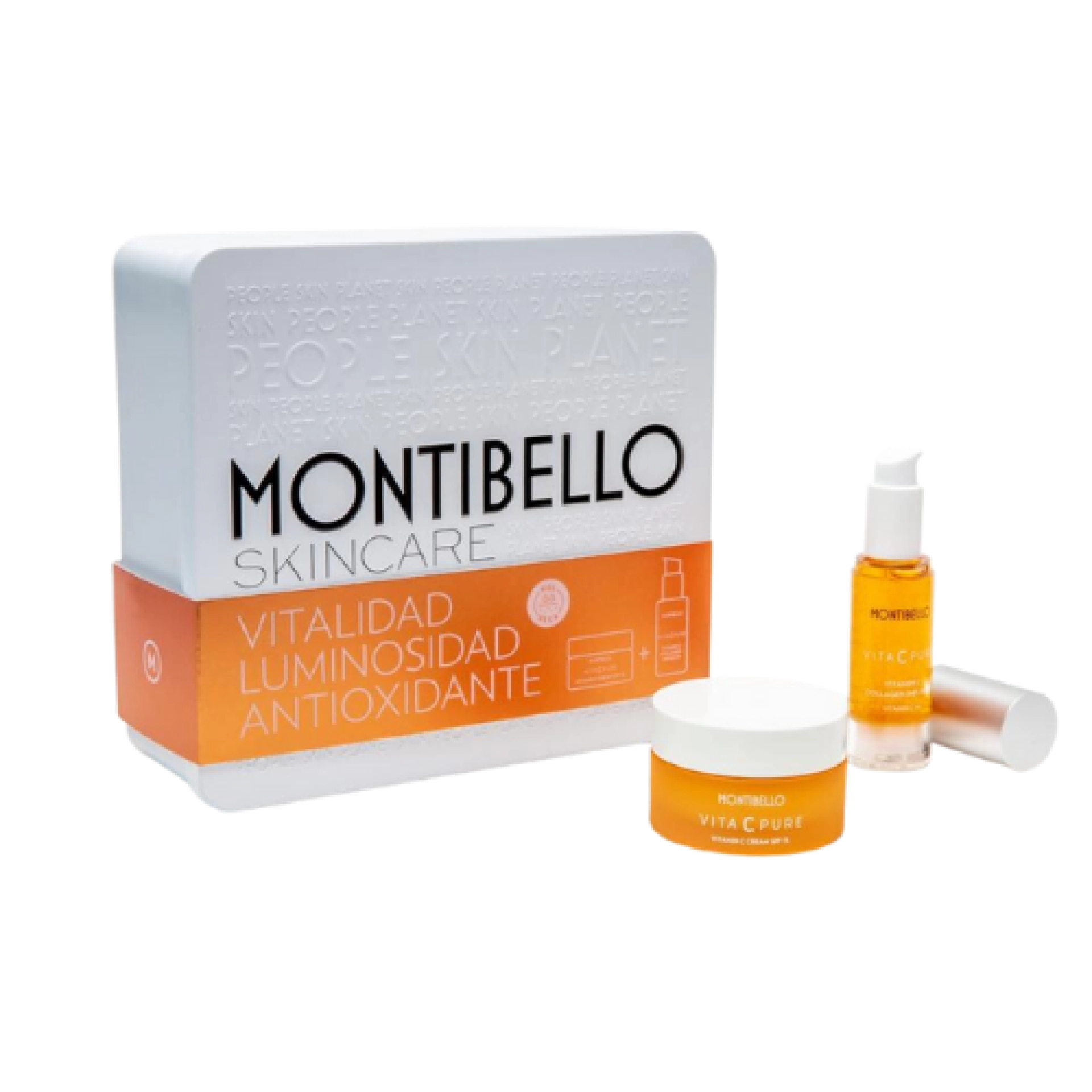 Pack SKINCARE Vitalidad, Luminosidad y Antioxidante | Cream SPF15 50ml + Collagen Infusion 30ml - Vitamin C - Montibello ®