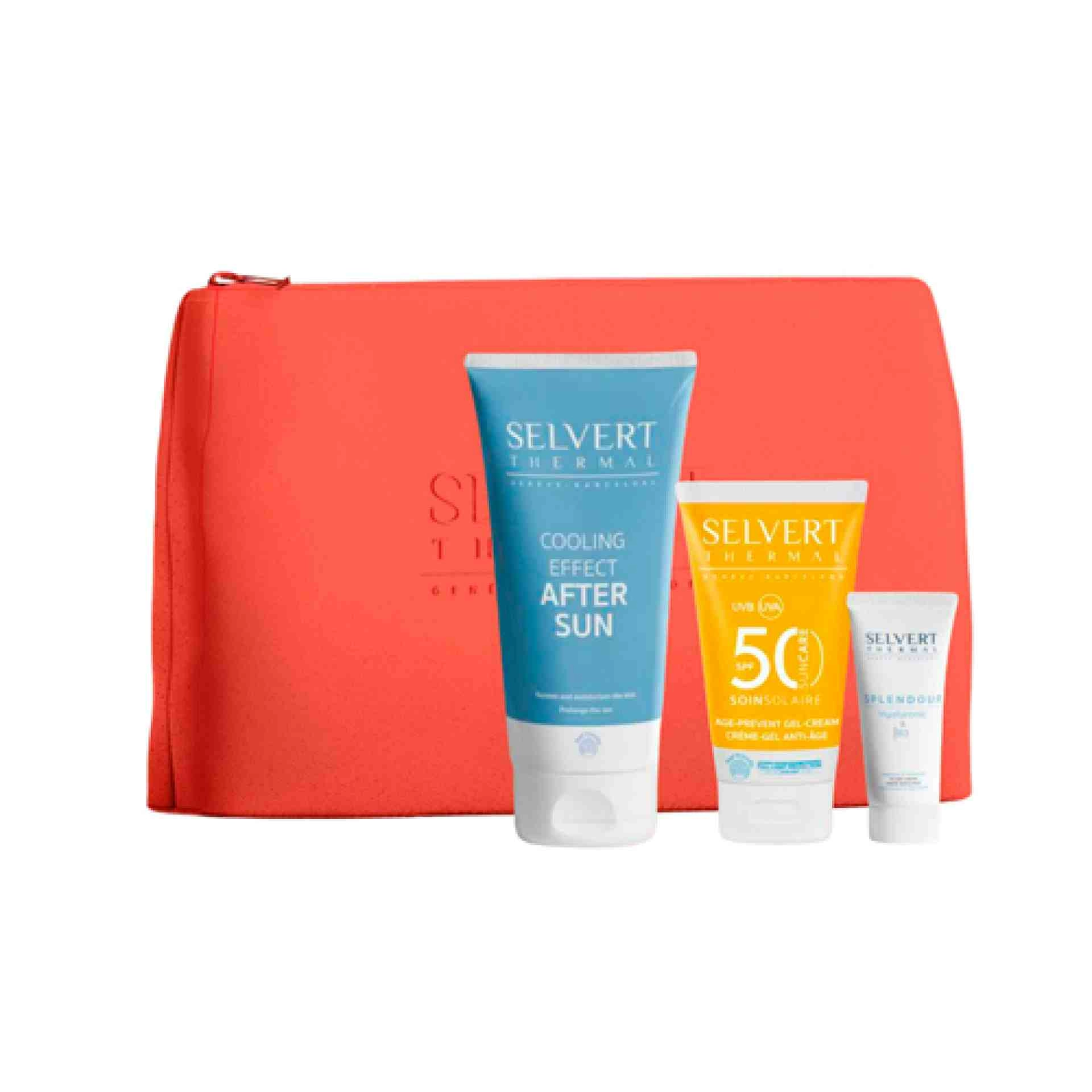 Pack Sun Care | Pack solar After Sun 150ml + Crema Solar Facial 50ml + Crema Redensificadora 15ml - Selvert Thermal ®