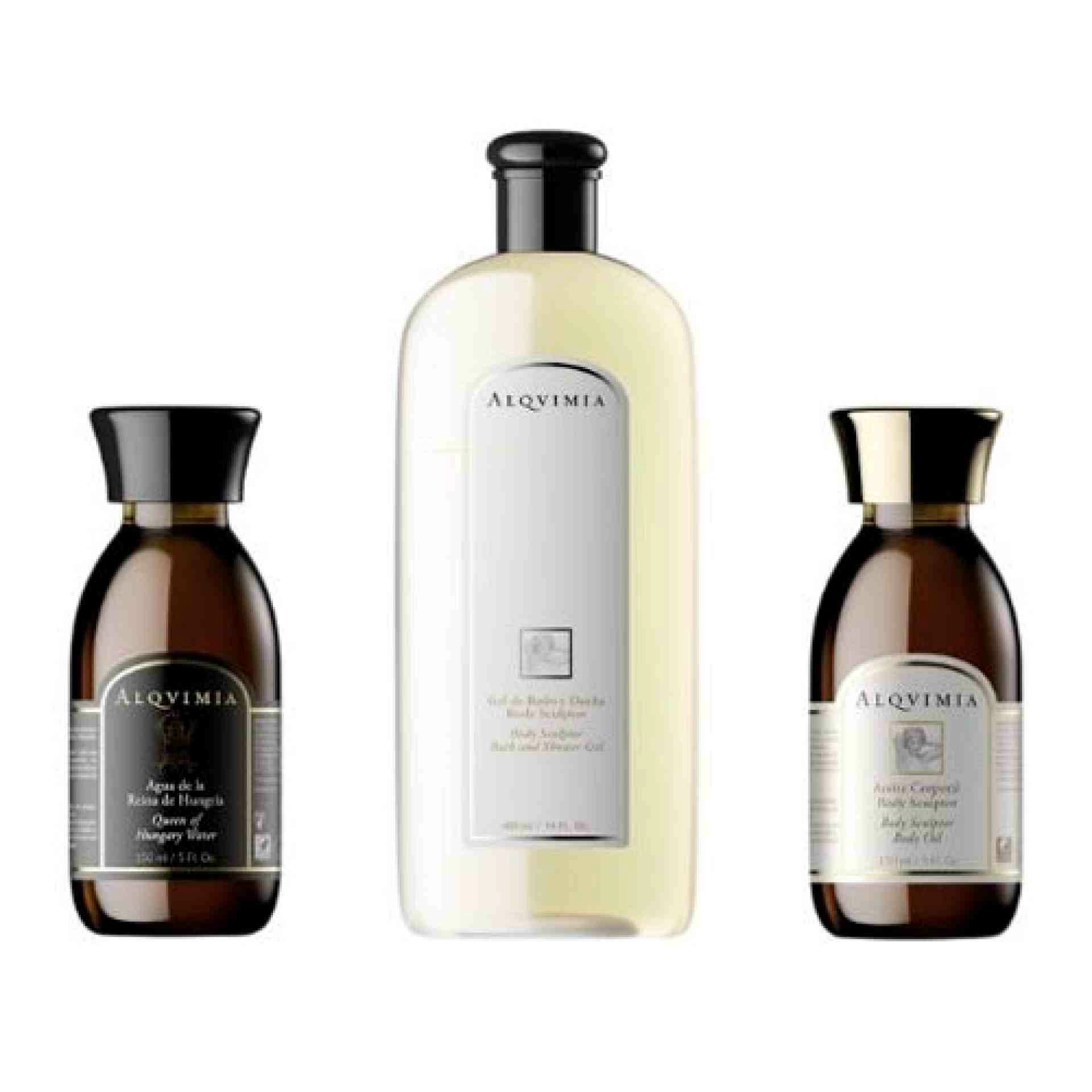 Pack Tonifica y Esculpe tu Silueta: Gel 400ml, Aceite 150ml y Tónico 150ml I Tonifica - Alqvimia ®