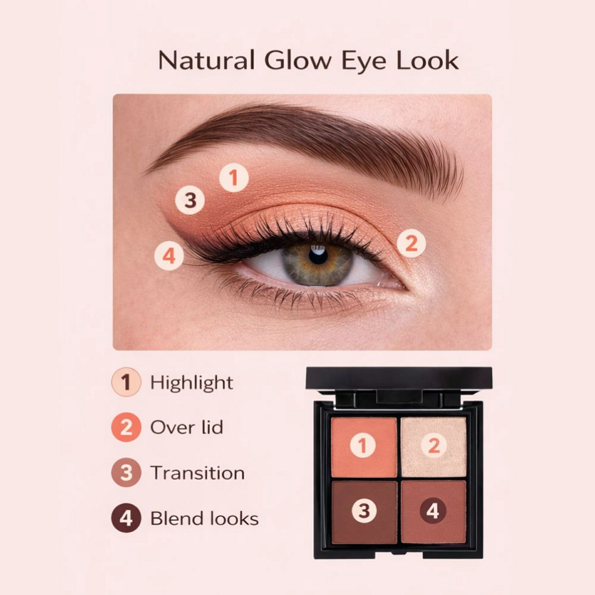 Paleta 04 Natural Dream | Sombra de ojos 7,2gr | Jorge de la Garza ®