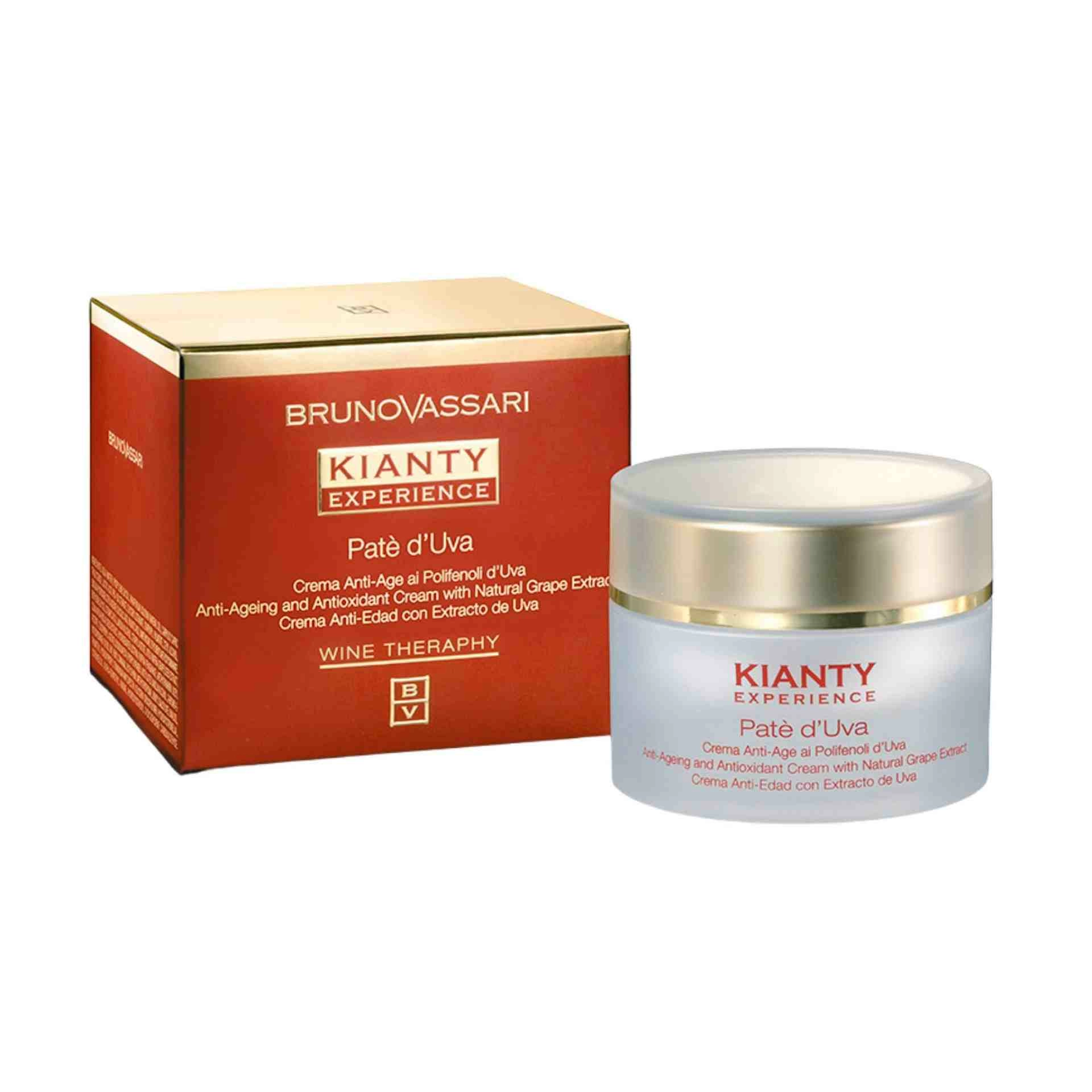 Patè d’Uva | Crema antiedad pieles secas 50ml - Kianty Experience - Bruno Vassari ®