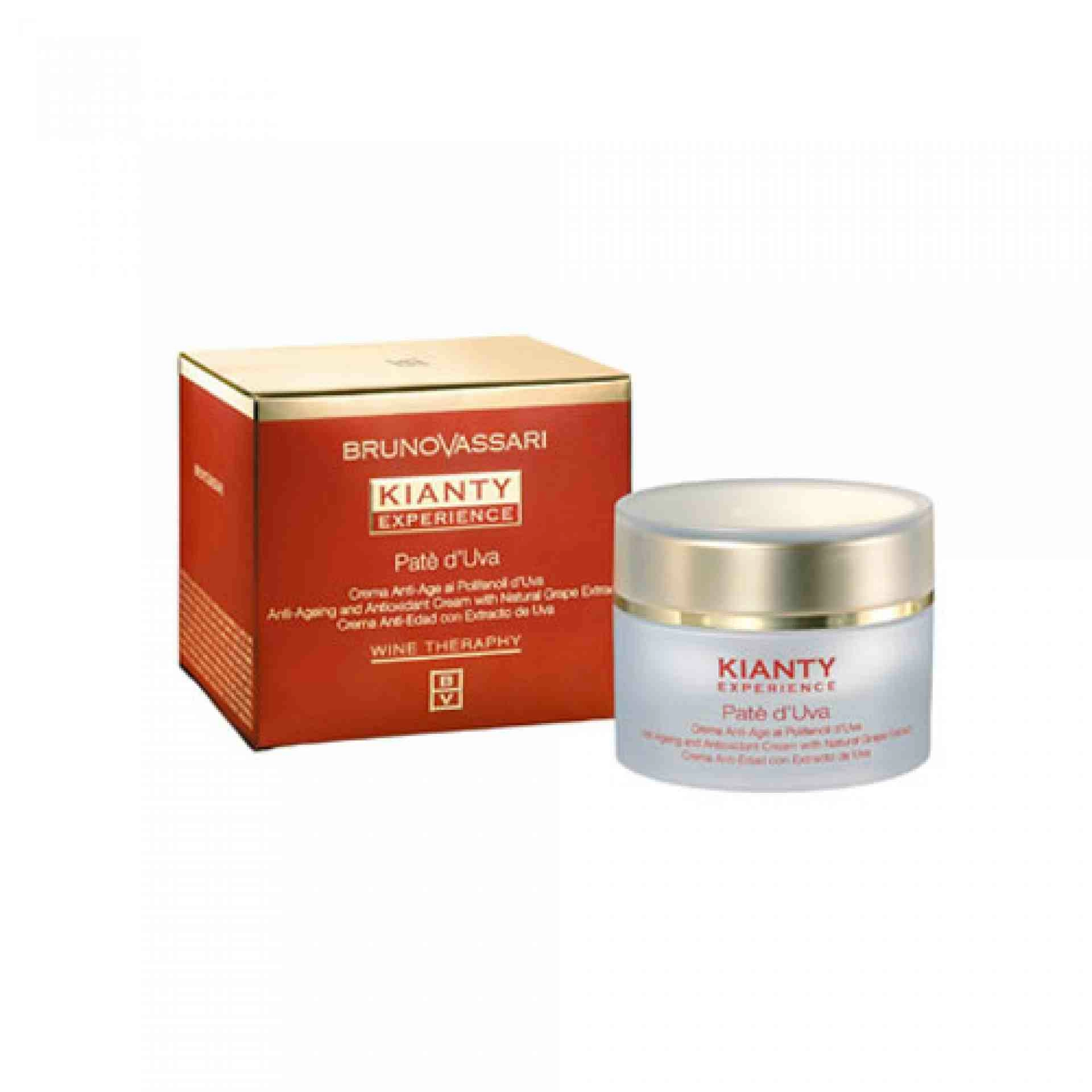Patè d’Uva | Crema antiedad pieles secas 50ml - Kianty Experience - Bruno Vassari ®