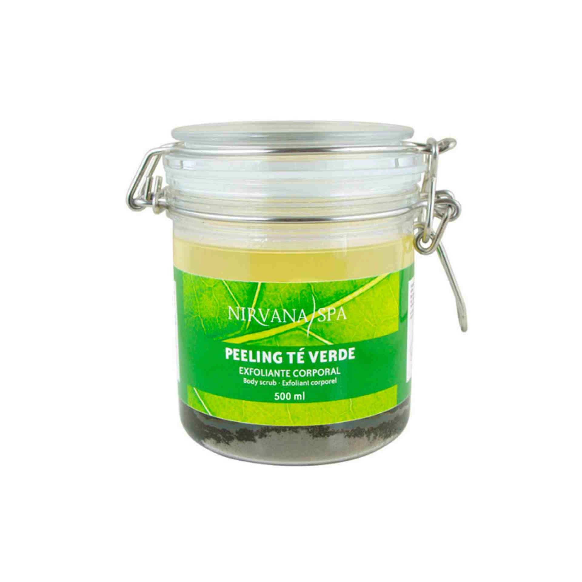 Peeling Té Verde | Exfoliante corporal de Té Verde 500ml - Nirvana Spa ®