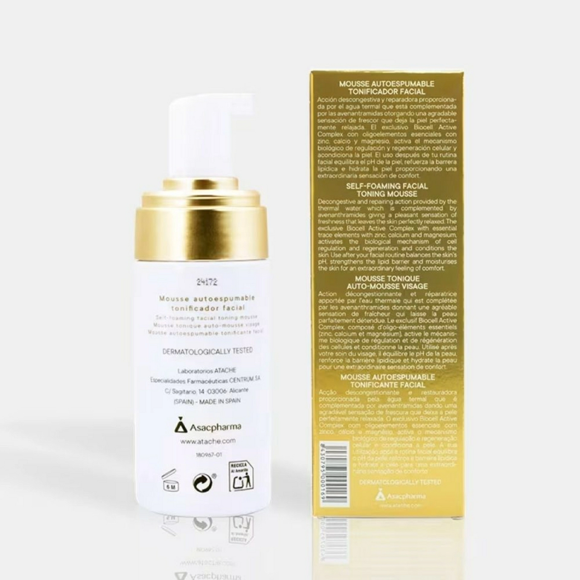 pH Balance & Descongestive Thermal Mousse | Mousse descongestiva - Essentielle - Atache ®
