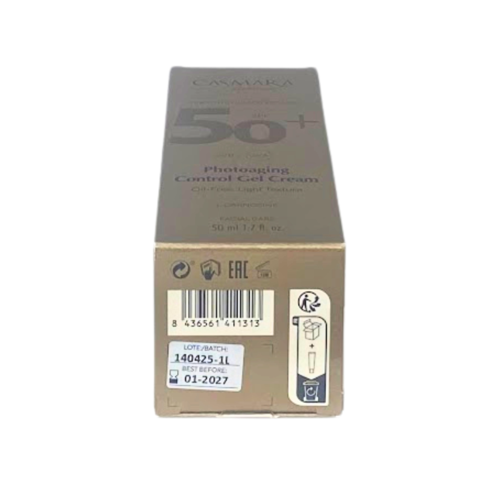 Photoaging Control Gel Cream SPF50 50ml | Crema Solar - Casmara ®