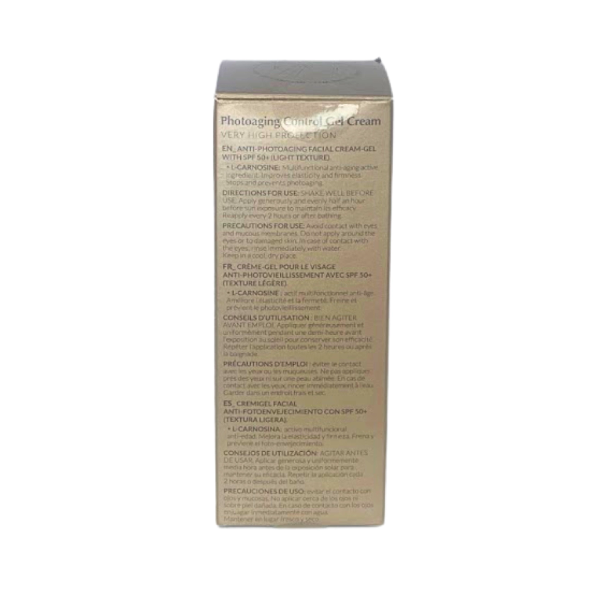 Photoaging Control Gel Cream SPF50 50ml | Crema Solar - Casmara ®