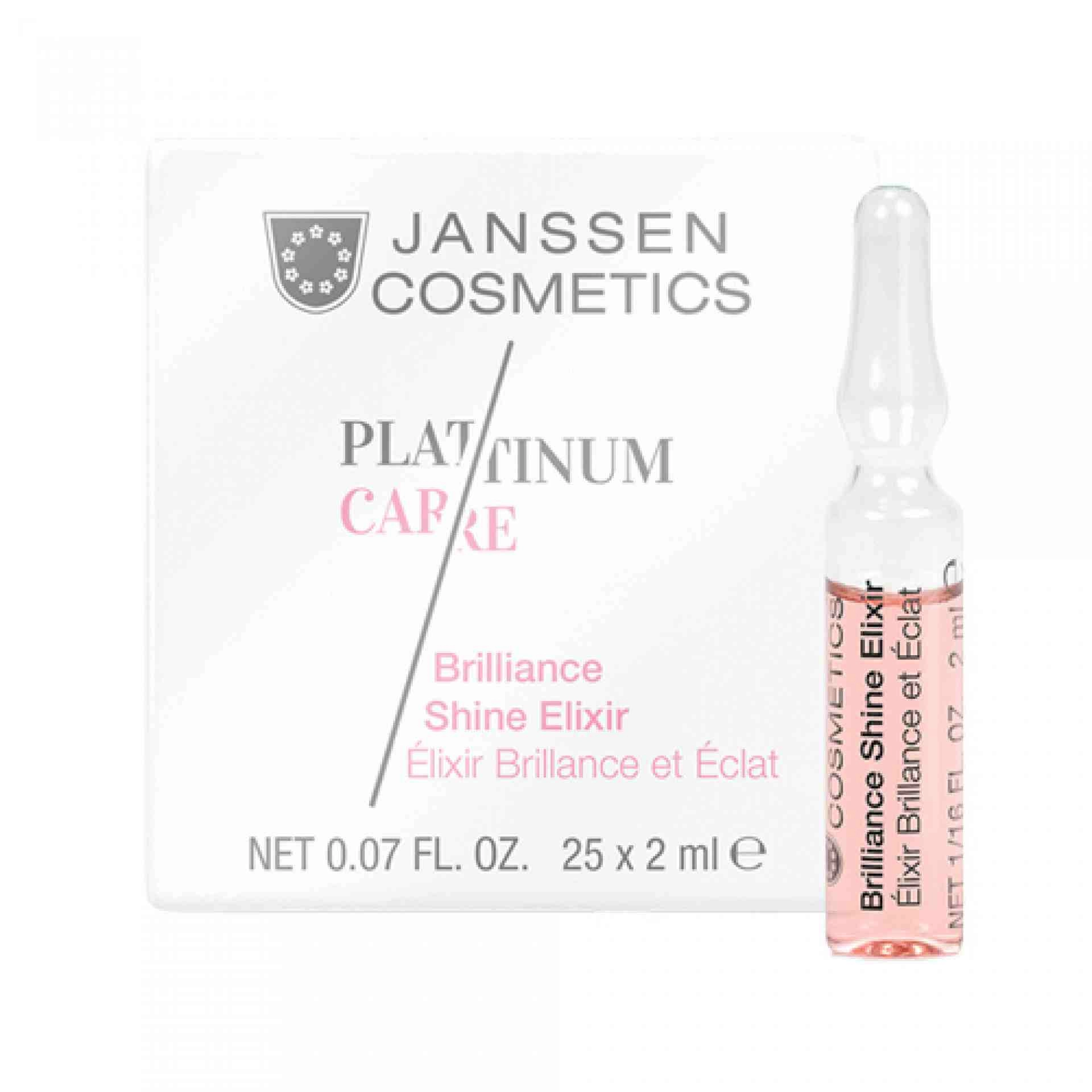 Platinum Care Ampollas Brilliance Shine Elixir 25x2ml Janssen Cosmetics ®