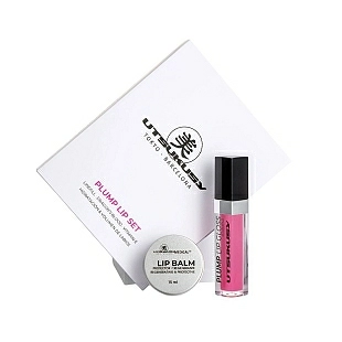 Plump Lip Set | Bálsamo Labial Reparador 15 ml + Gloss Voluminizador 10 ml - Utsukusy ®