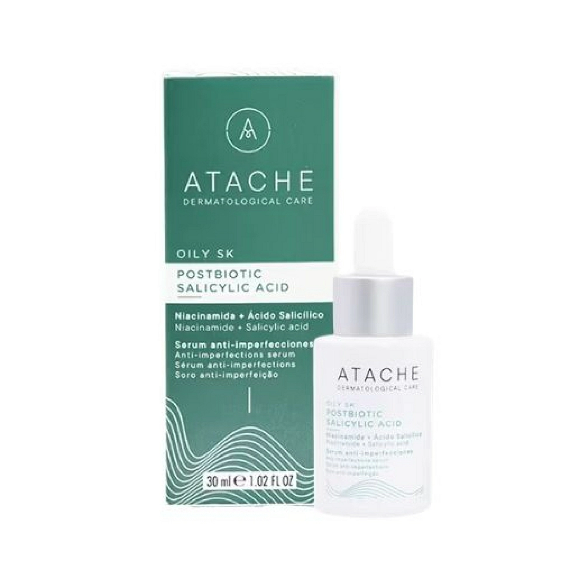 Postbiotic Salicylic Acid Serum - Serum Anti-imperfecciones 30 ml - Oily SK Atache ®