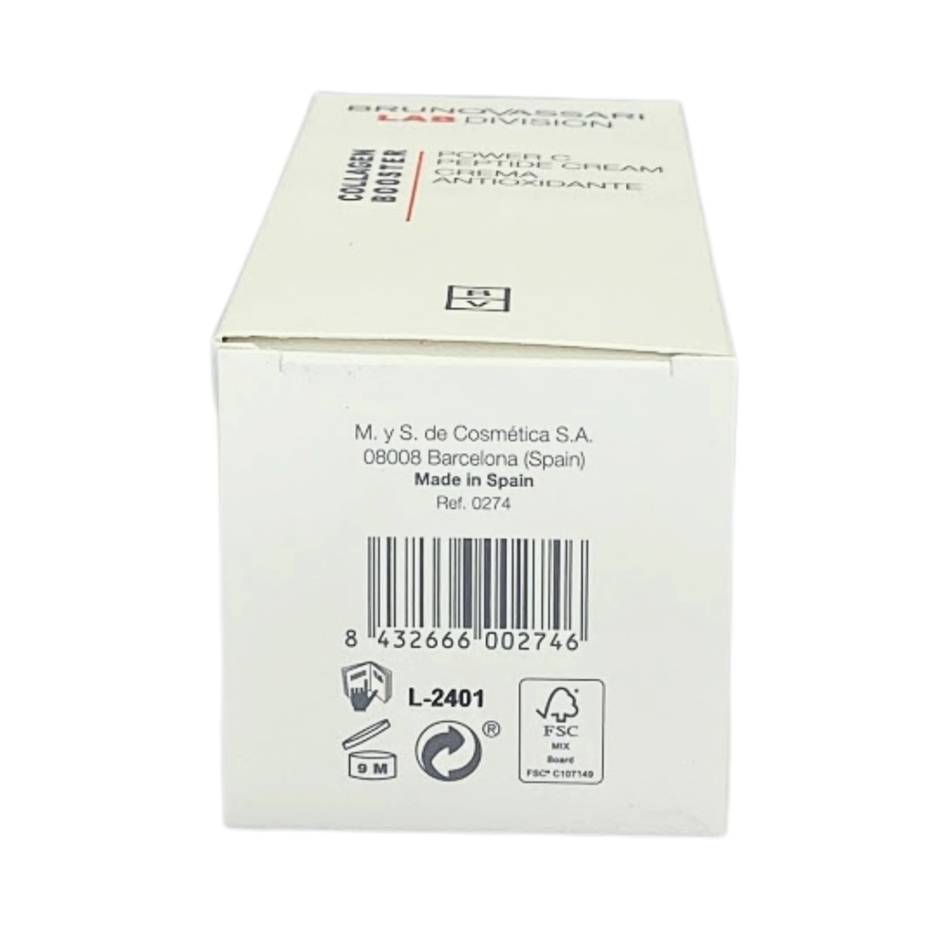 Power C Peptide Cream | Crema antioxidante 50ml - Collagen Booster - Bruno Vassari ®