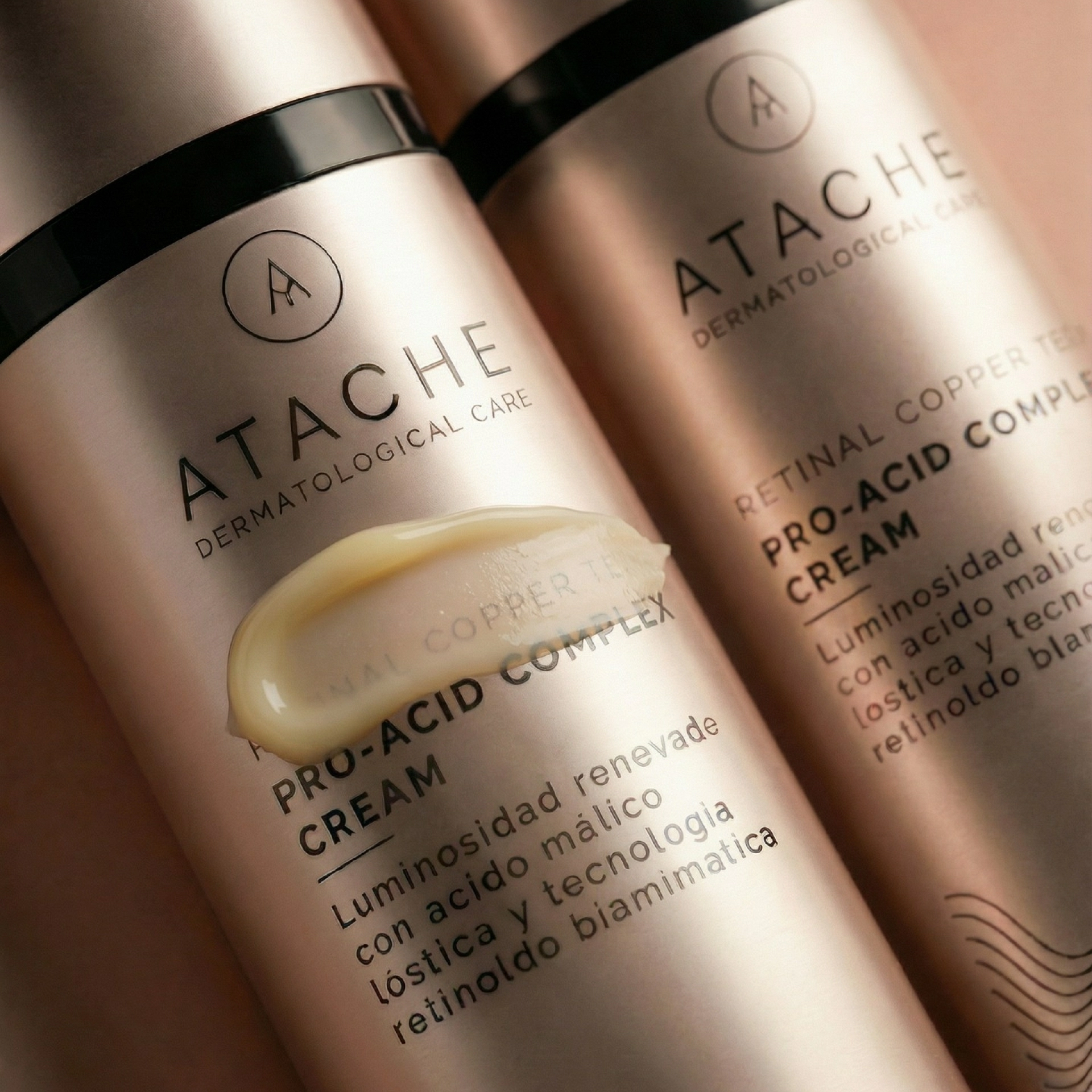 Pro-Acid Complex Cream 50ml | Crema nocturna renovadora y antiedad progresiva - Retinal Copper Tech - Atache ®