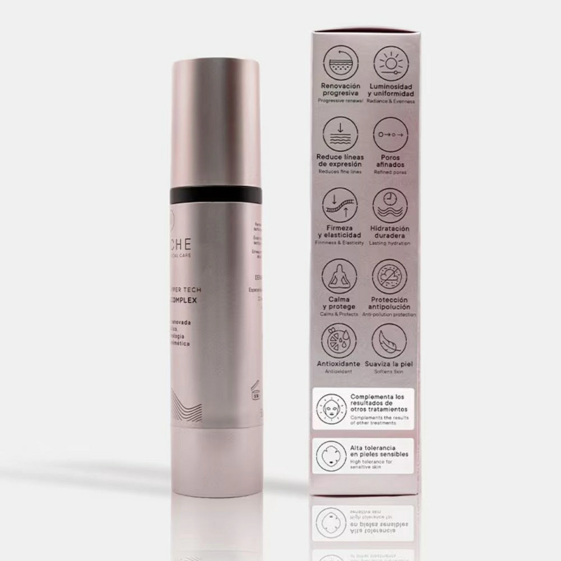 Pro-Acid Complex Cream 50ml | Crema nocturna renovadora y antiedad progresiva - Retinal Copper Tech - Atache ®