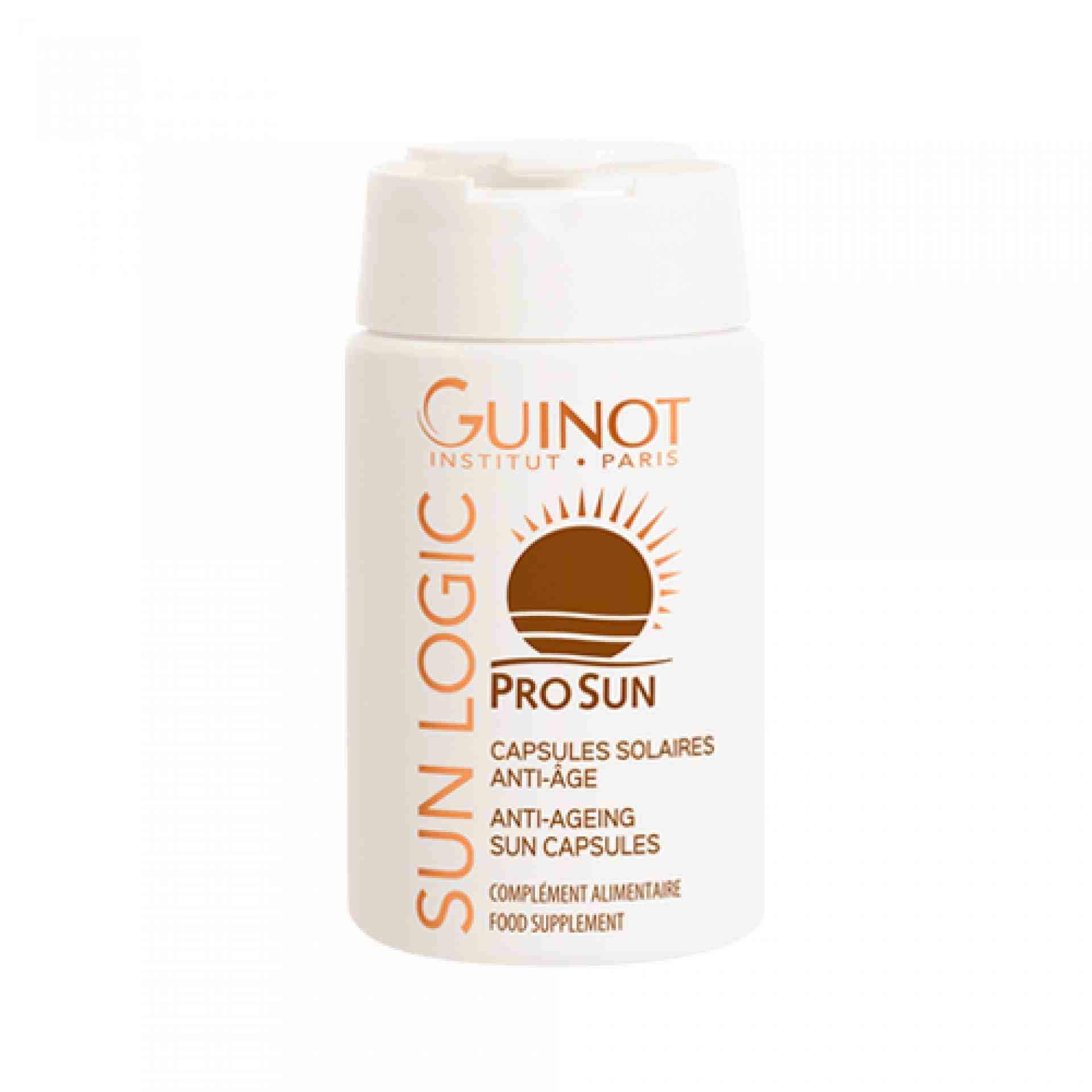 Pro Sun Capsules Solaires Anti-Âge | Suplemento Dietético 30cáps - Sun Logic - Guinot ®