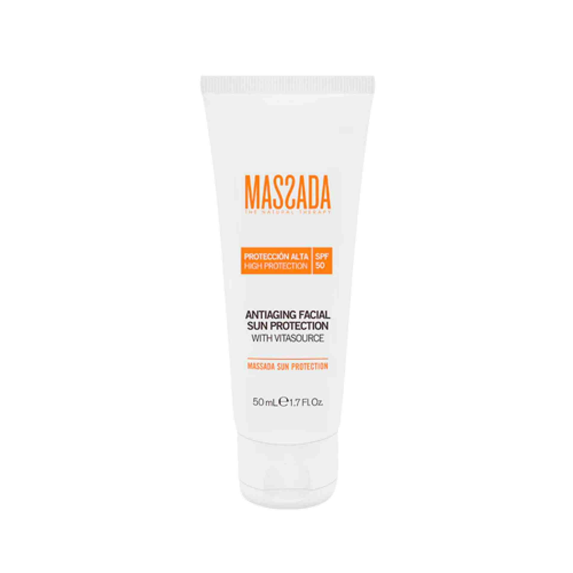 Protección Solar Antiedad SPF50 Protección Alta 50ml - Massada Sun Protection - Massada ®