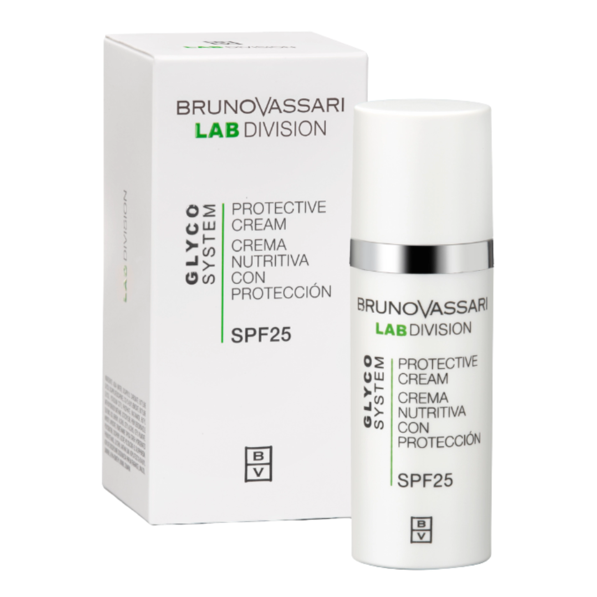Protective Cream SPF 25 | Crema protectora 50ml - Glyco System - Bruno Vassari ®