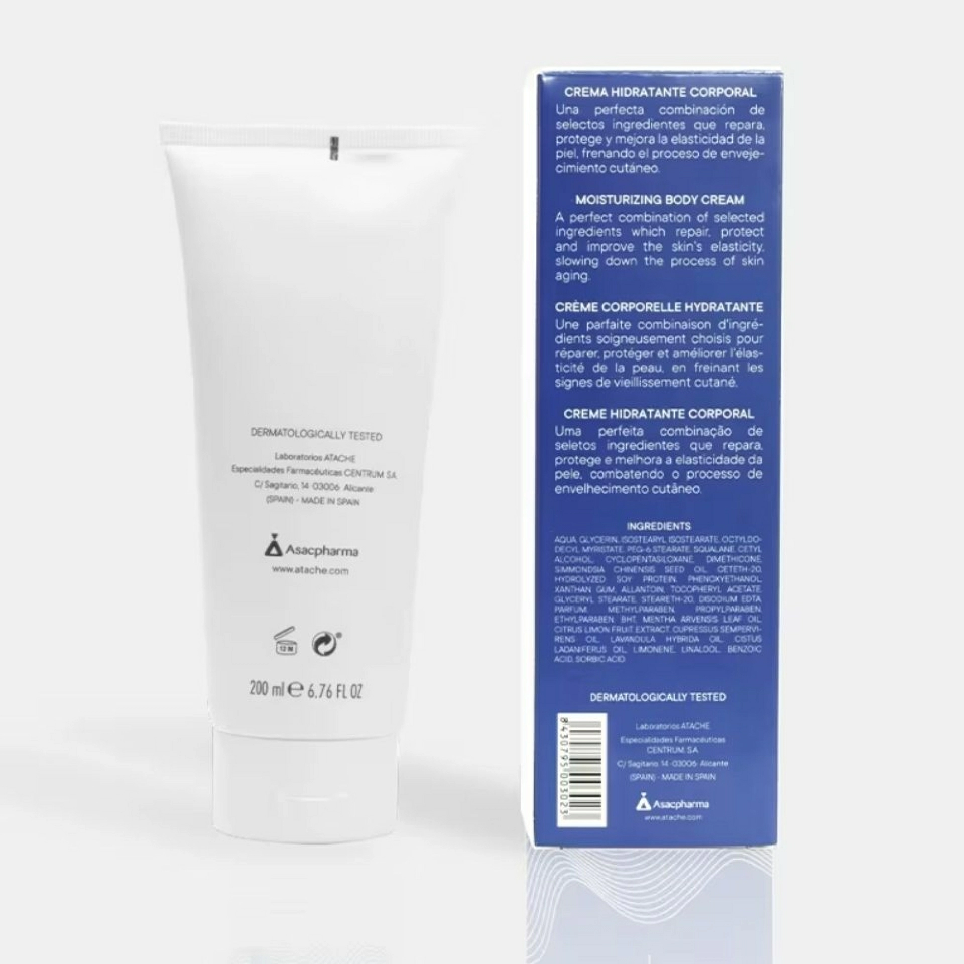 Pure Silk | Crema Hidratante Corporal 200ml - Corporal Care - Atache ®