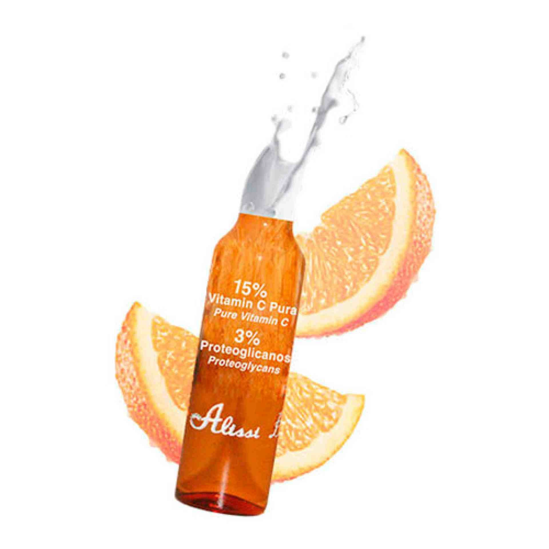 Pure Vitamin C+ Proteoglycans 15% Vitamina C Pure + 3% Proteoglicanos 10 amp. x 2ml Alissi Brontë®