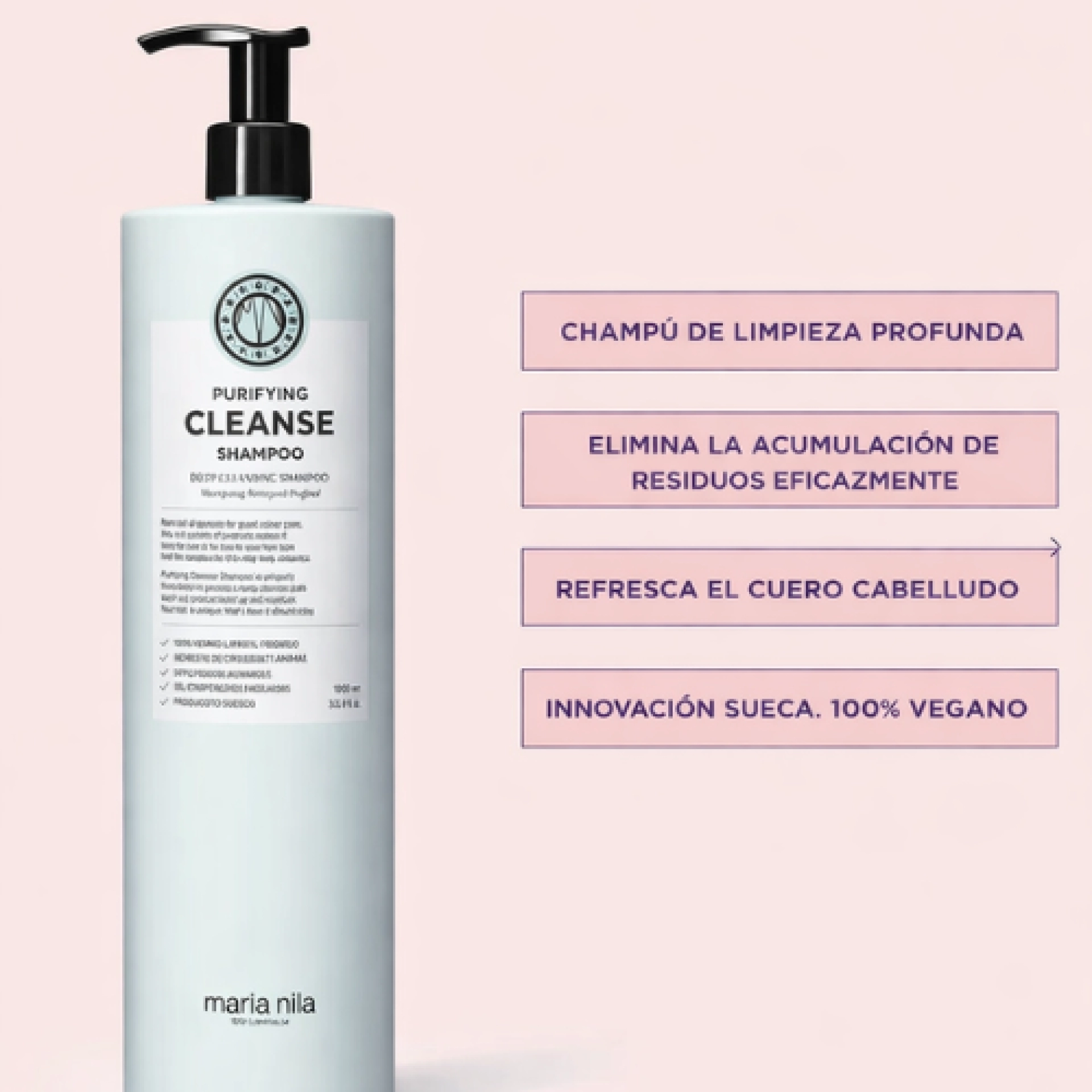 Purifying Cleanse Shampoo | Champú Detox Profundo - Care & Style - Maria Nila ®