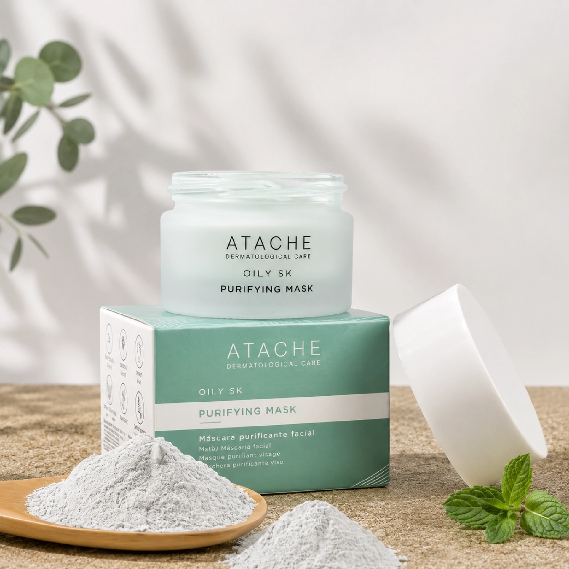 Purifying Mask - Mascarilla purificante facial 50 ml - Oily SK - Atache ®