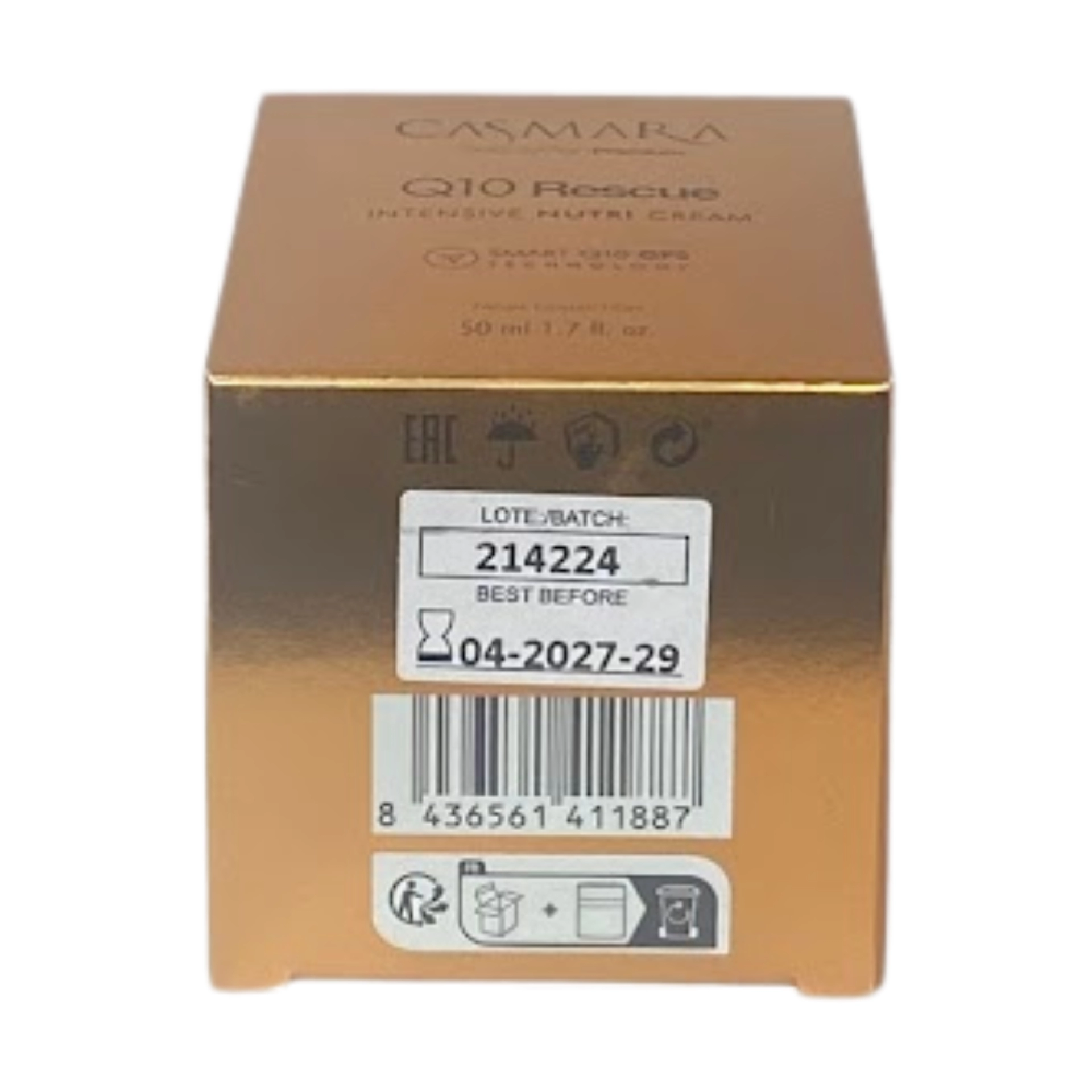 Q10 Rescue Intensive Nutri Cream 50 ml | Crema Hidratante Recuperadora - Casmara ®