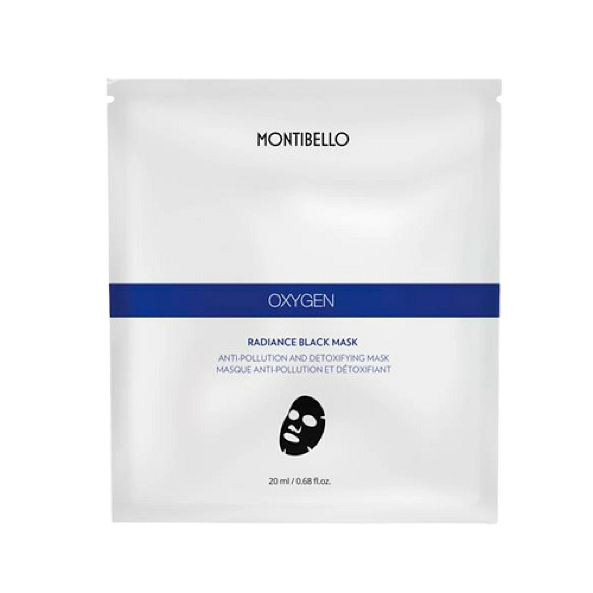 Radiance Black Mask | Mascarilla de acción detoxificante 1x20ml - Oxygen - Montibello ®