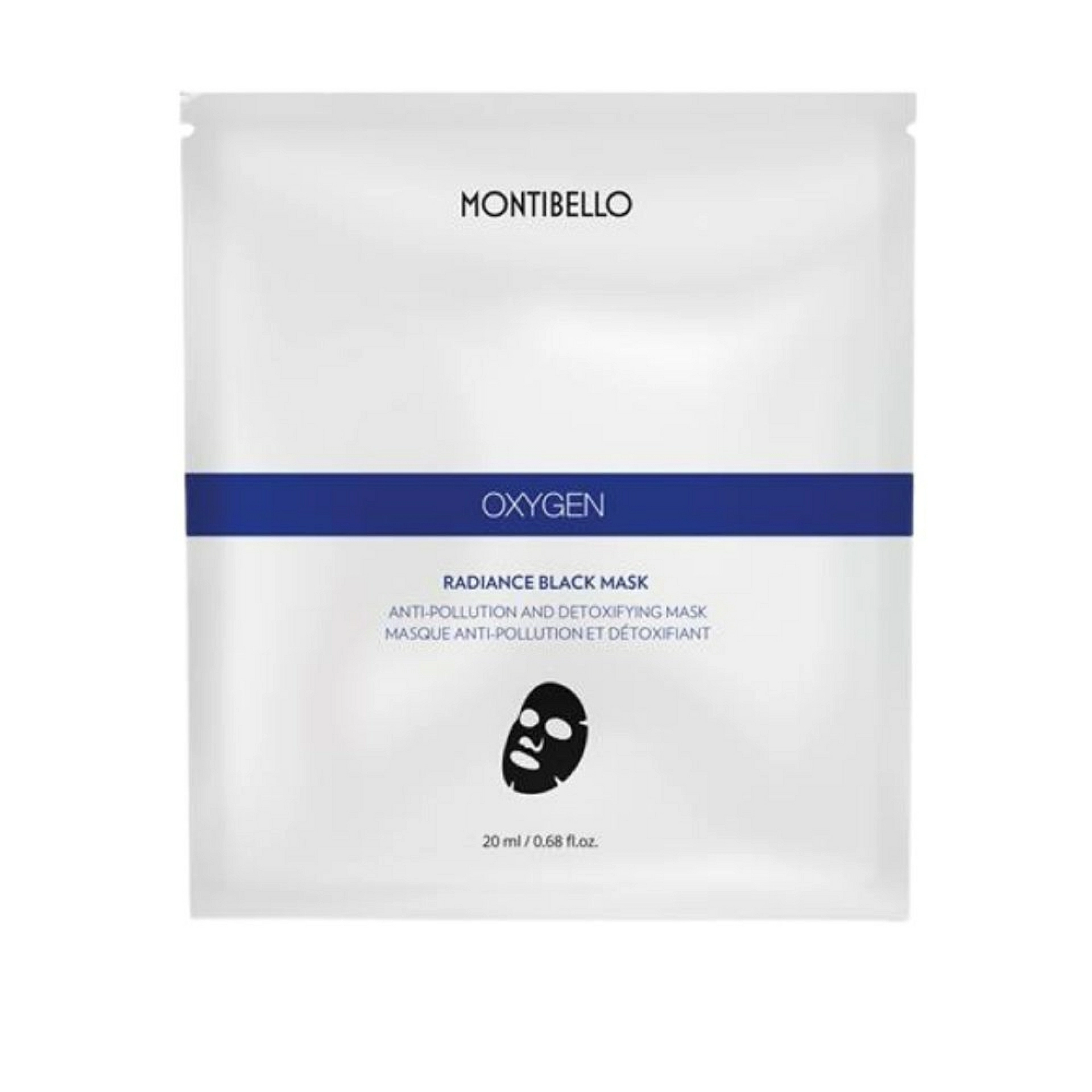 Radiance Black Mask | Mascarilla de acción detoxificante 1x20ml - Oxygen - Montibello ®