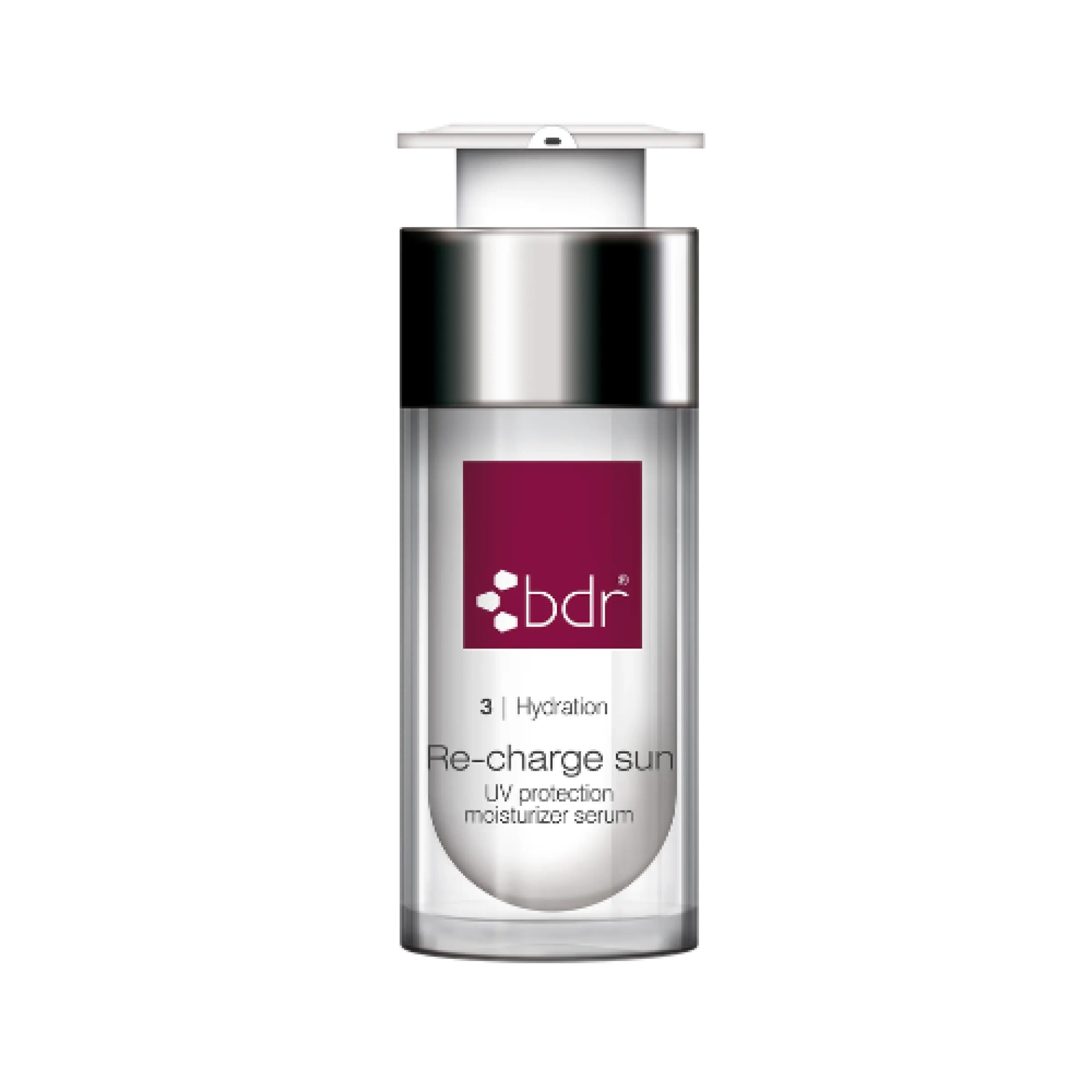 Re-charge sun | Suero hidratante y protector UV 30ML - Hidratación - BDR ®