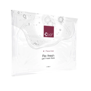 Re-fresh neck Mascarilla gel de cuello | Piel del cuello más fresca, luminosa y flexible 5 uds - Cuidado focalizado - BDR ®