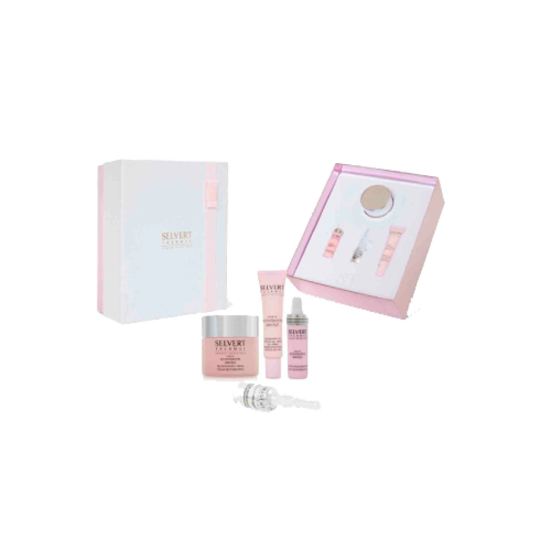 RÉGÉNÉRATION BEAUTY COFFRET: Crema 50 ml + Contorno de Ojos 15 ml + Concentrado regenerador 1 x 5 ml - Regenerador - Selvert Thermal ®